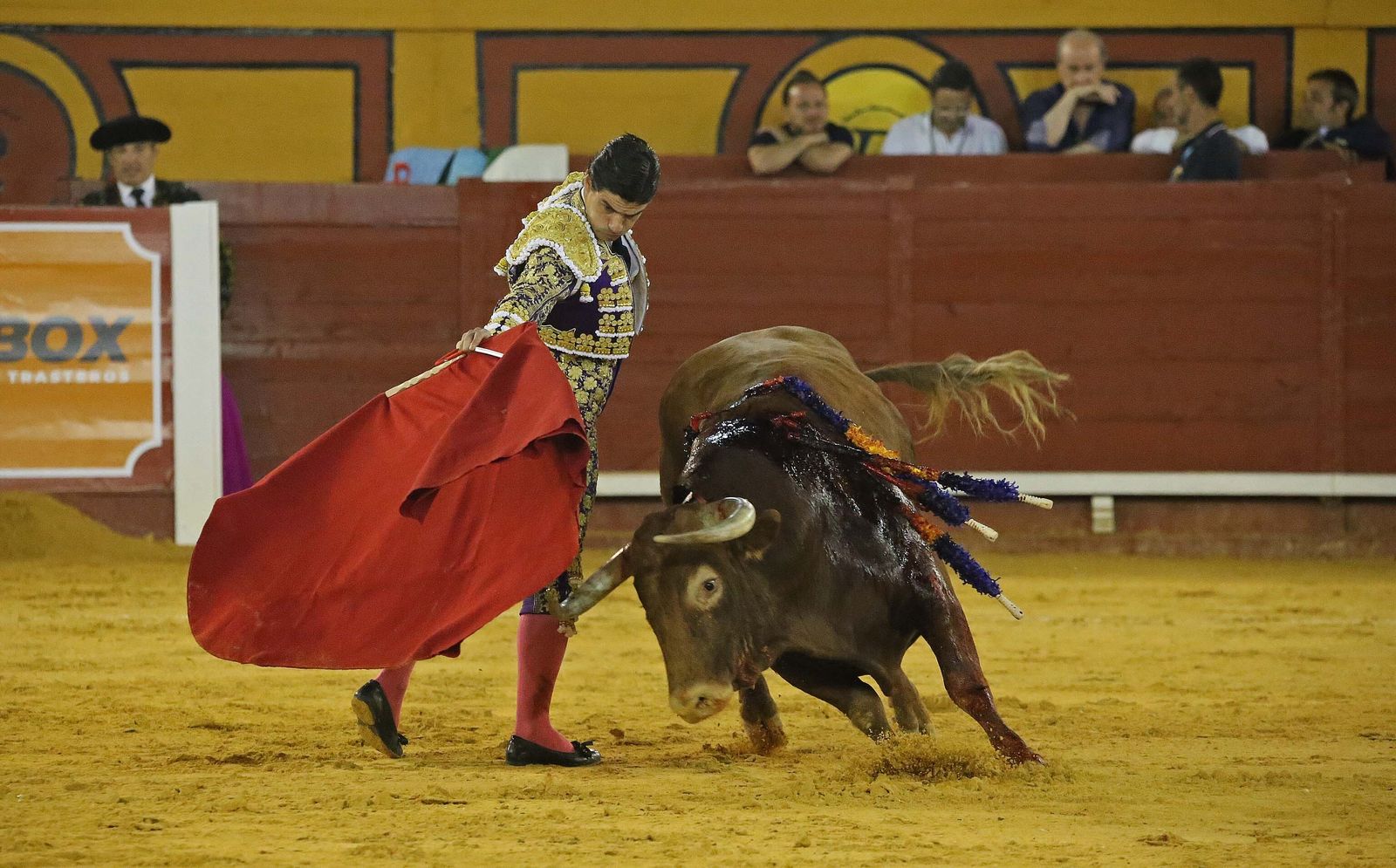 Fotos de la corrida del jueves de la Feria Taurina de Algeciras 2023:  Salvador Vega, Roca Rey y Pablo Aguado