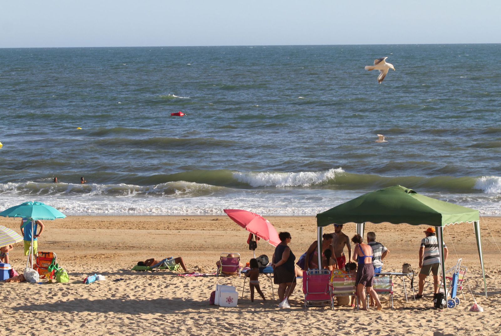 Playa del parador de Mazagón.