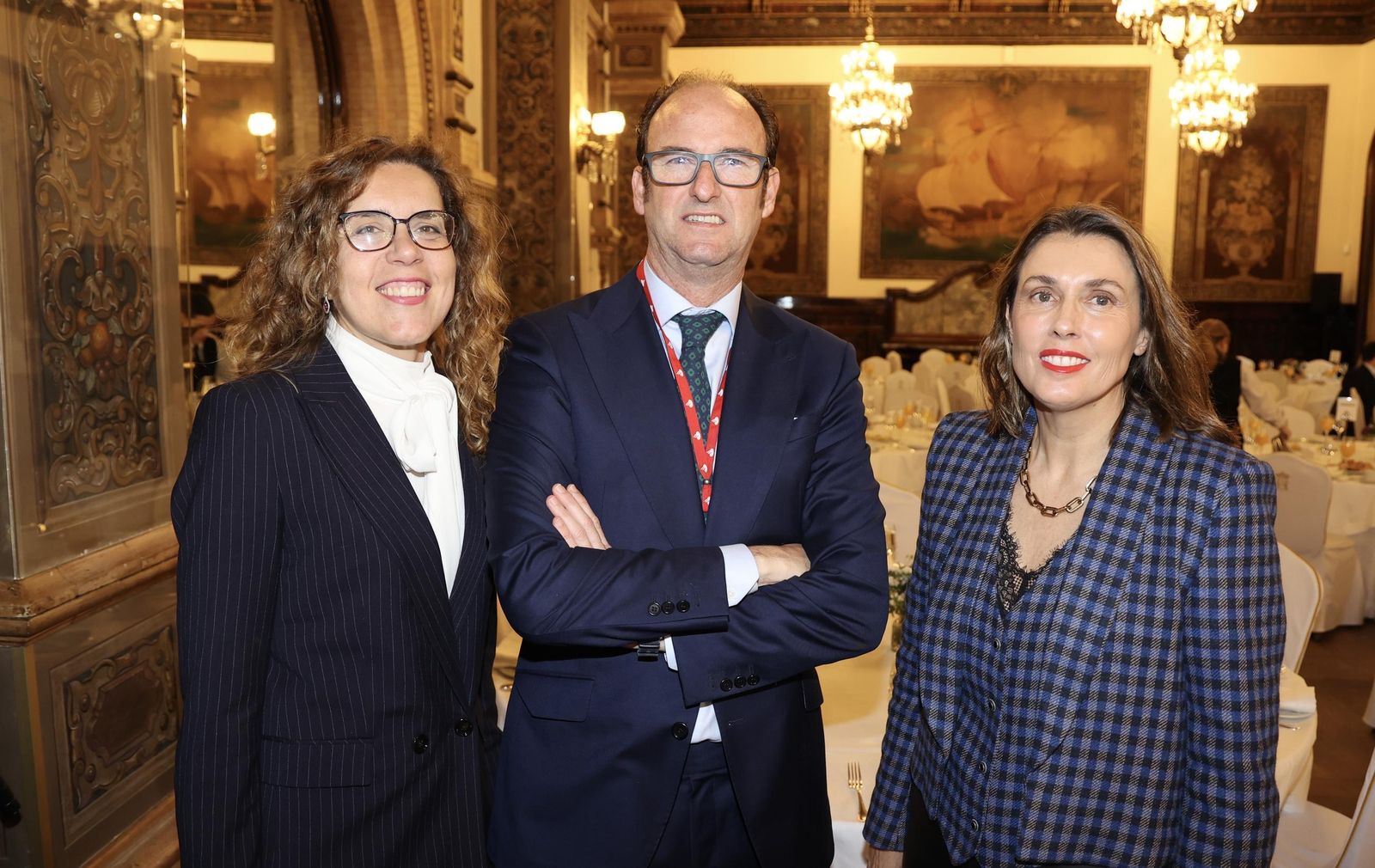 Carmen Gálvez, Ignacio Pinilla, Delia Álvarez