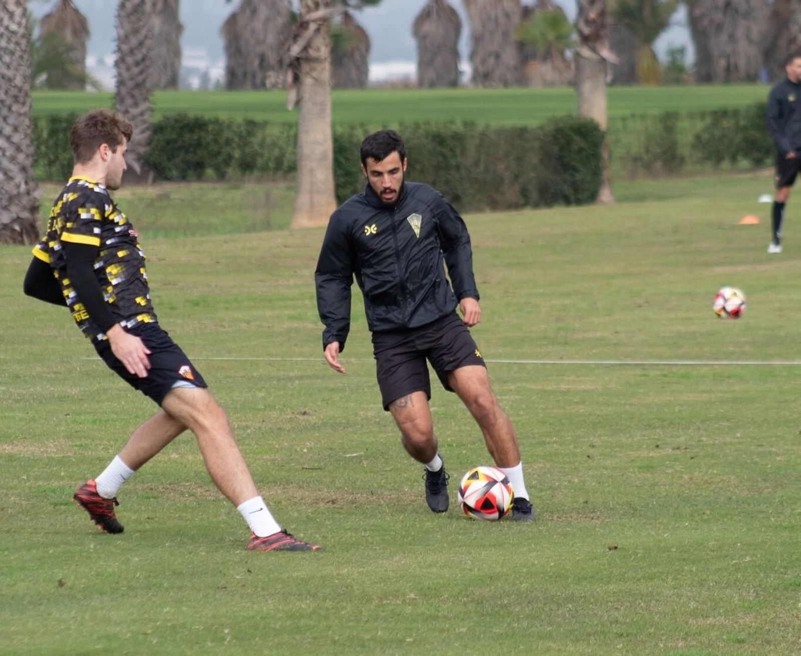 Entrenamiento del San Roque de Lepe.