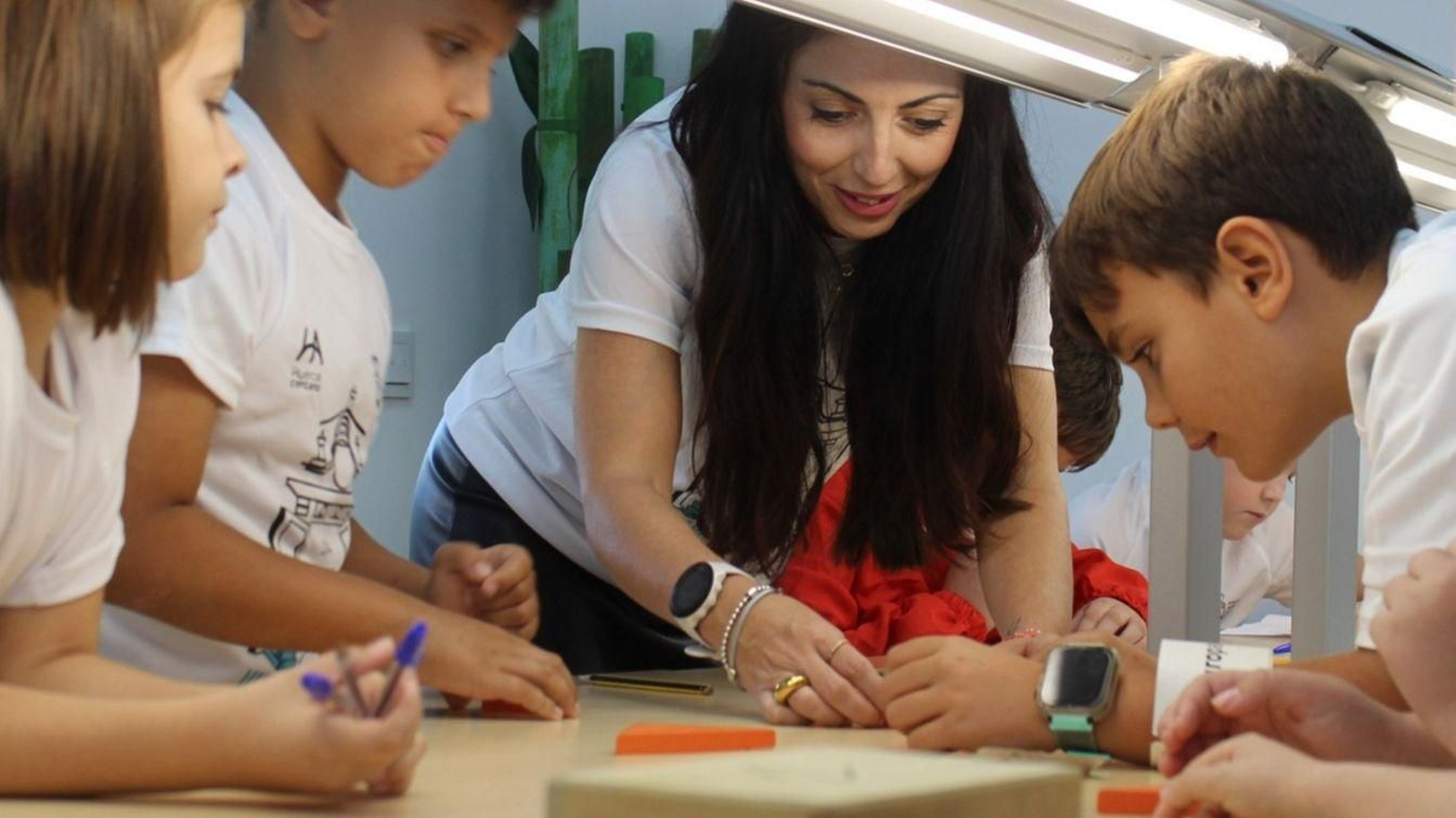 Los niños se lo pasaron en grande con la actividad en Huércal.