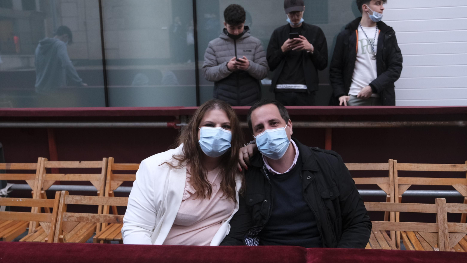 Procesión del Encuentro en Almería, en imágenes.