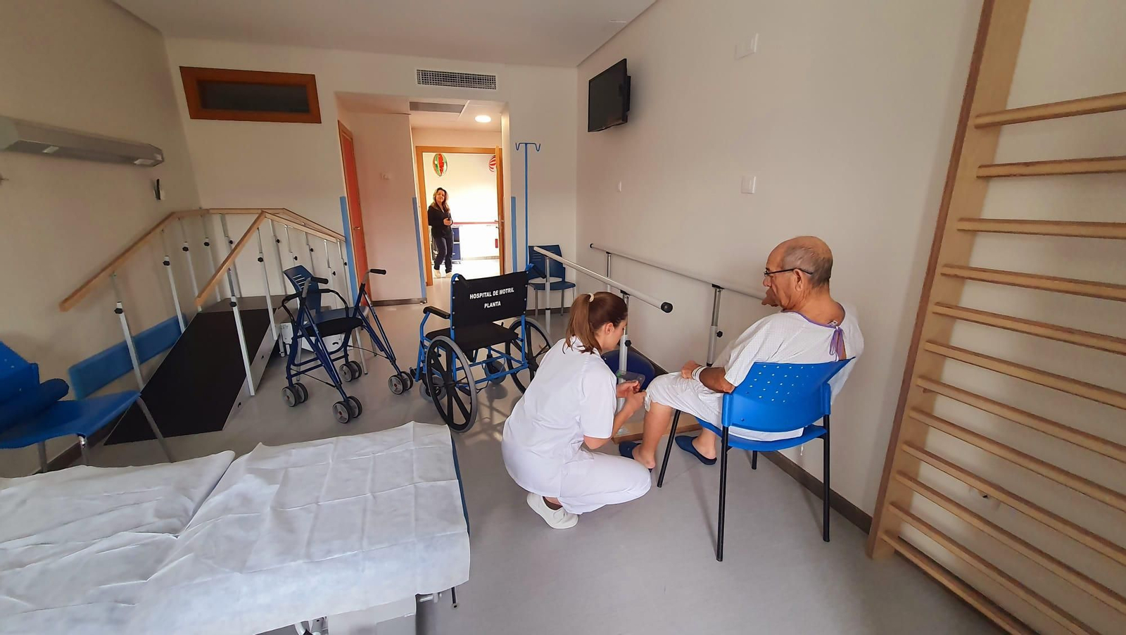 Sala de fisioterapia del Hospital de Motril