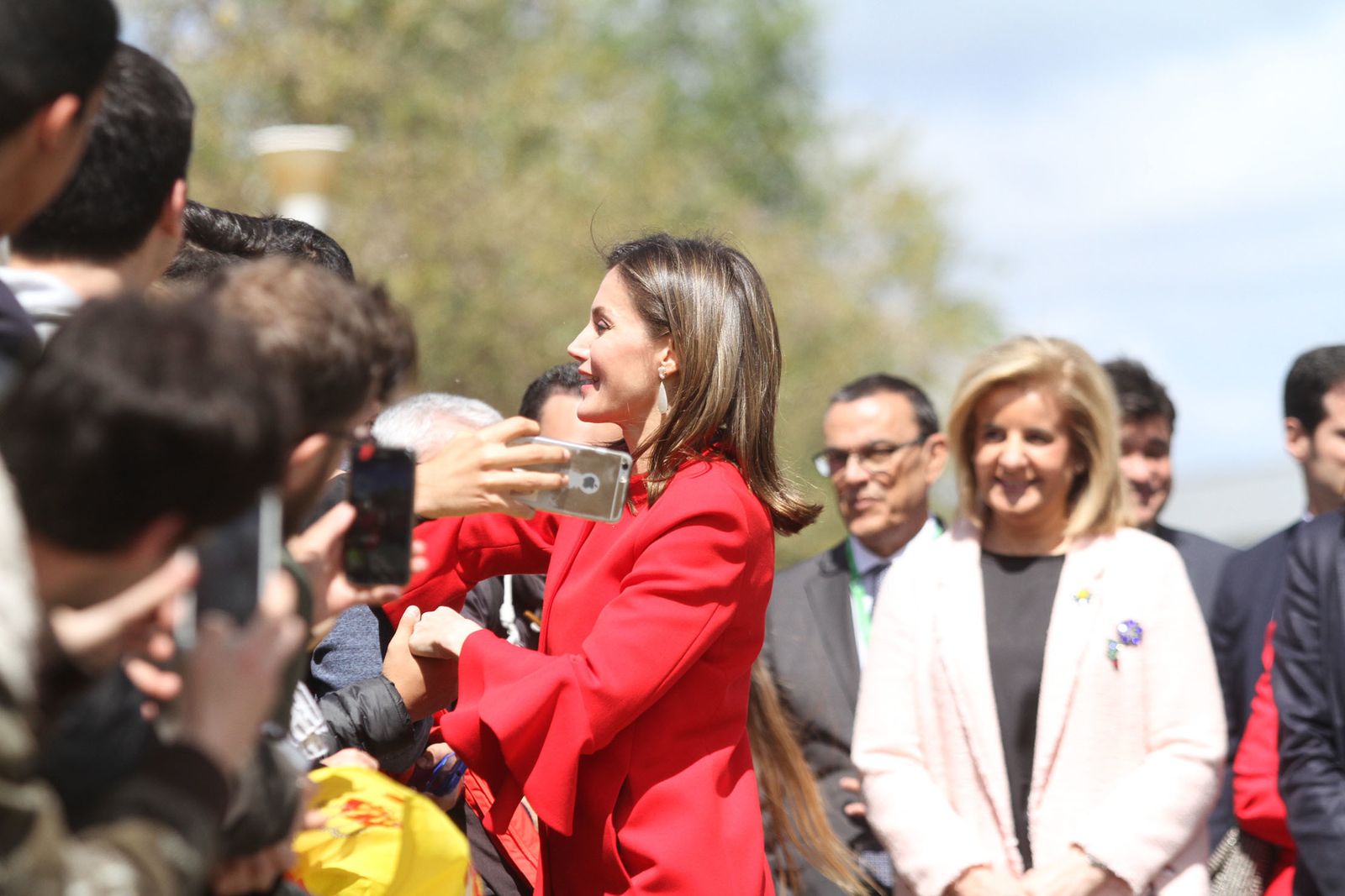 Imágenes de la visita de la reina Letizia a Huelva