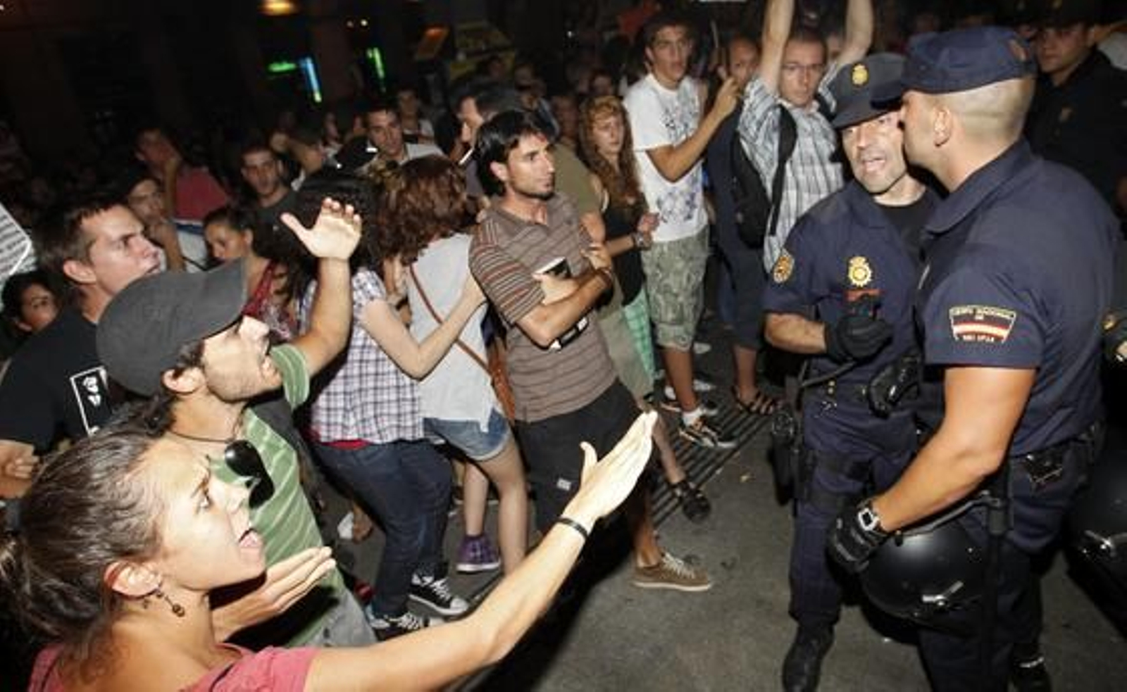 Desalojo de la Puerta del Sol.

Foto: Reuters