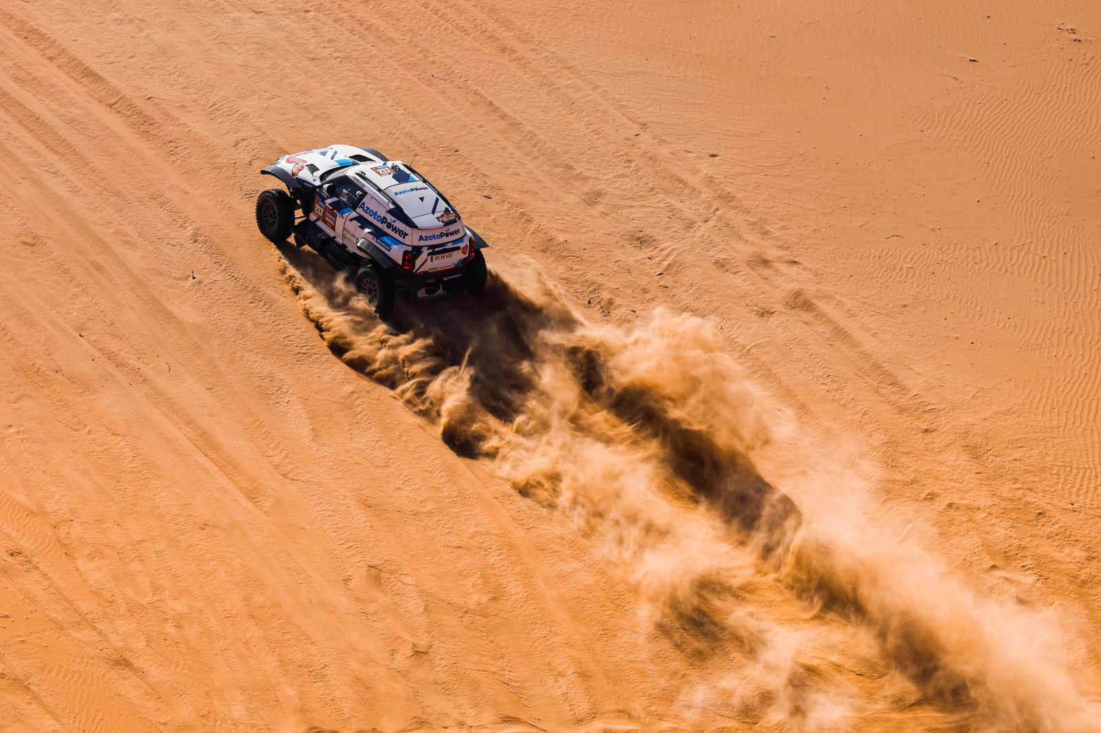 Las mejores fotos del Dakar por las dunas