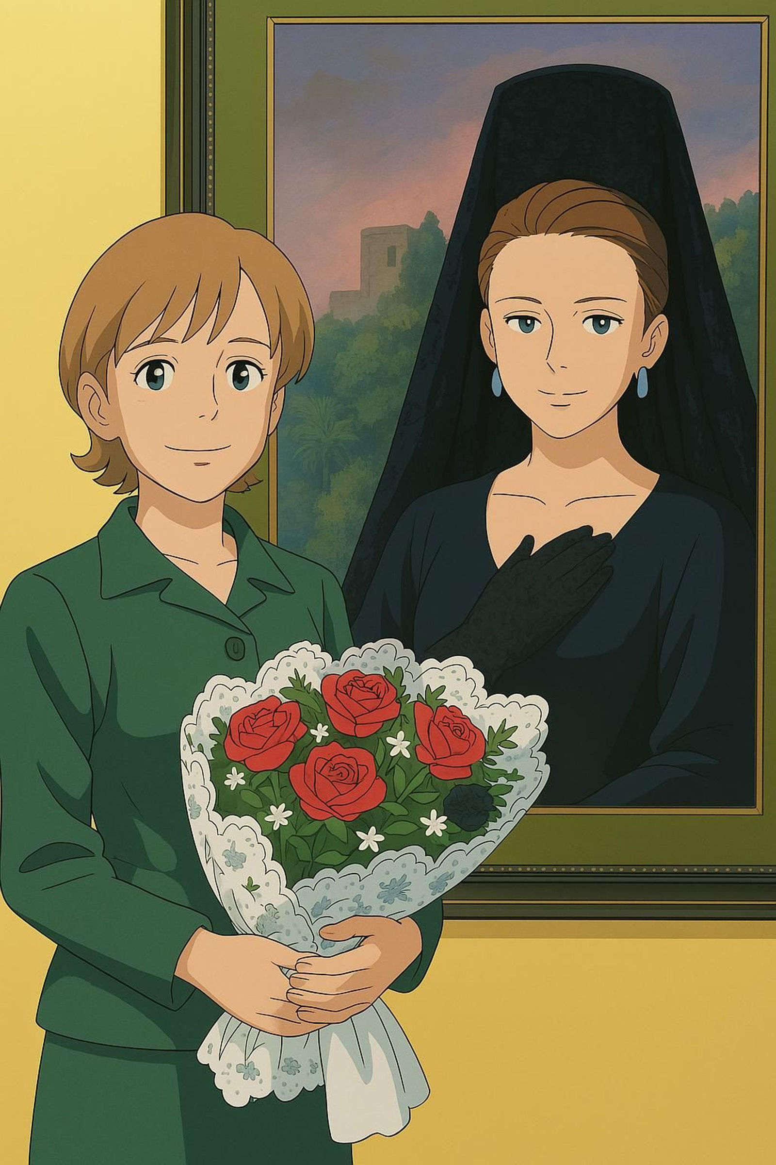 Pepa Flores, al estilo Studio Ghibli Así se verían algunos de los personajes más famosos de Málaga como figuras de anime del Studio Ghibli