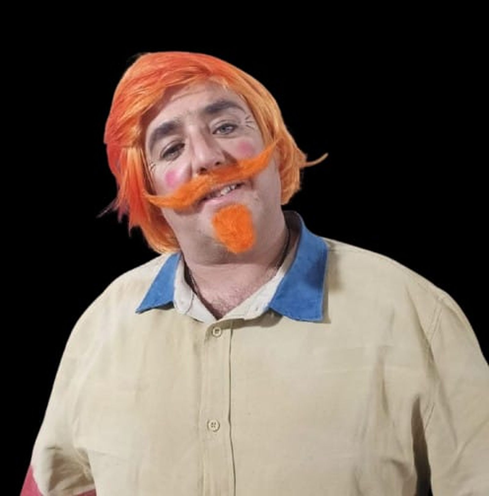 Imagen de David Hernández Castillo 'Lejía', caracterizado con uno de sus tipos.