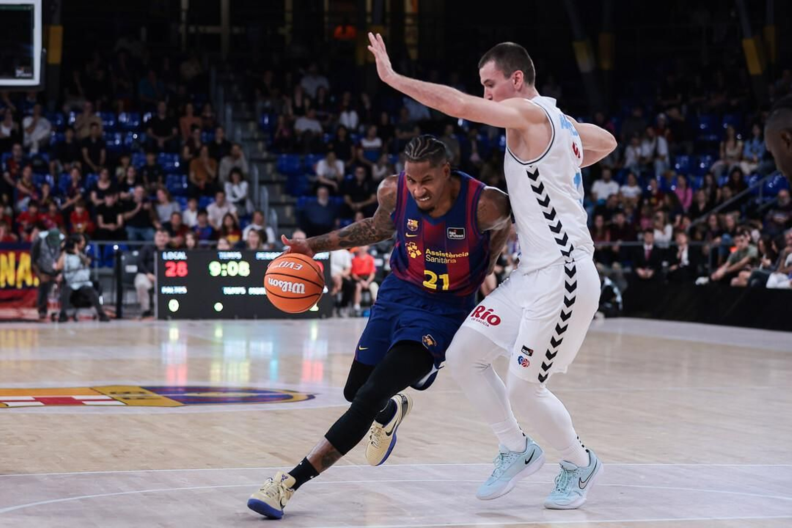 Francis Alonso, 17 puntos y 20 de valoración ante el Barça