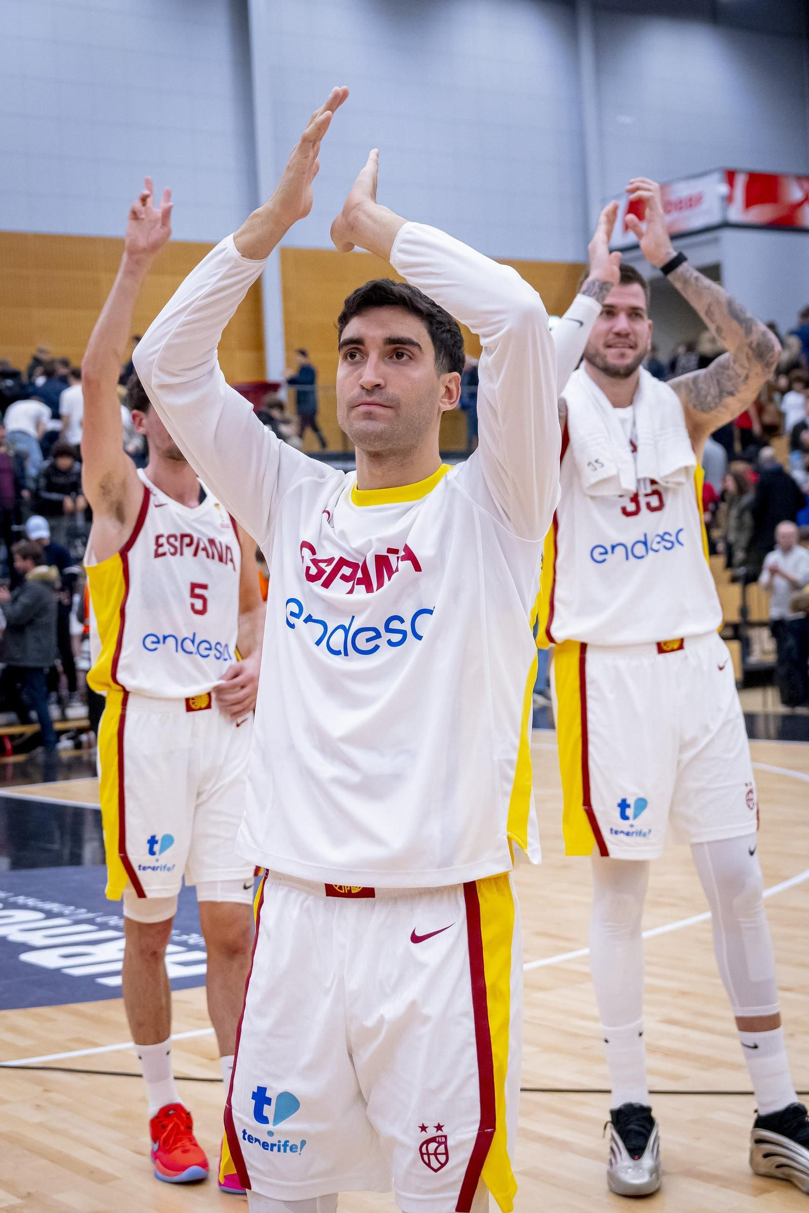 Las mejores fotos del Dinamarca-España de baloncesto