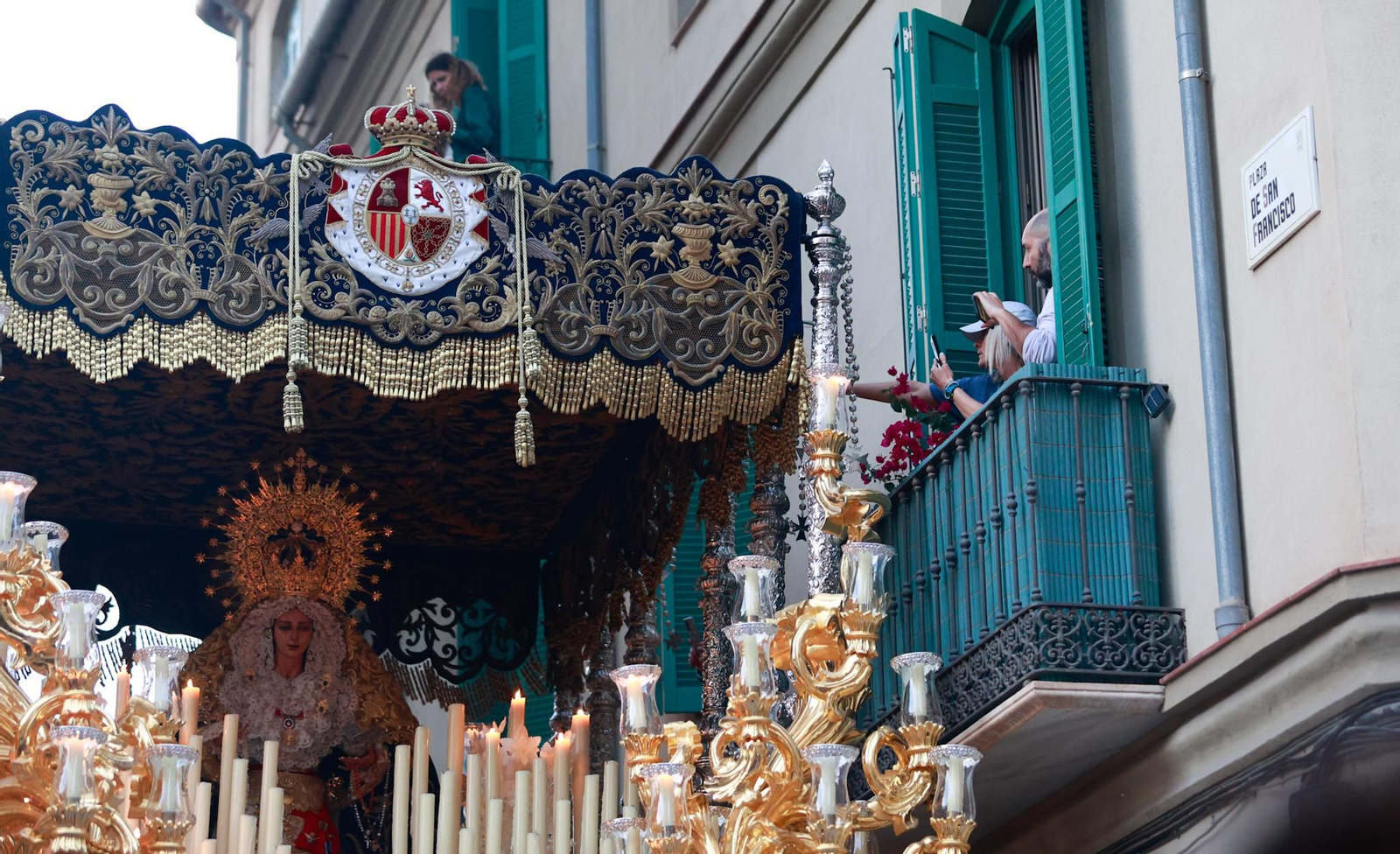 Las fotos de La Paloma en el Miércoles Santo de Málaga