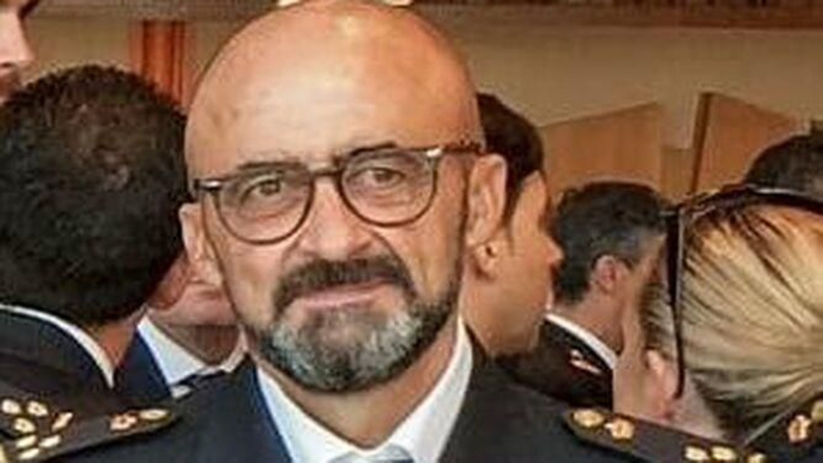 Sebastián Sabariego, de gala, en un acto de la Policía en Málaga.