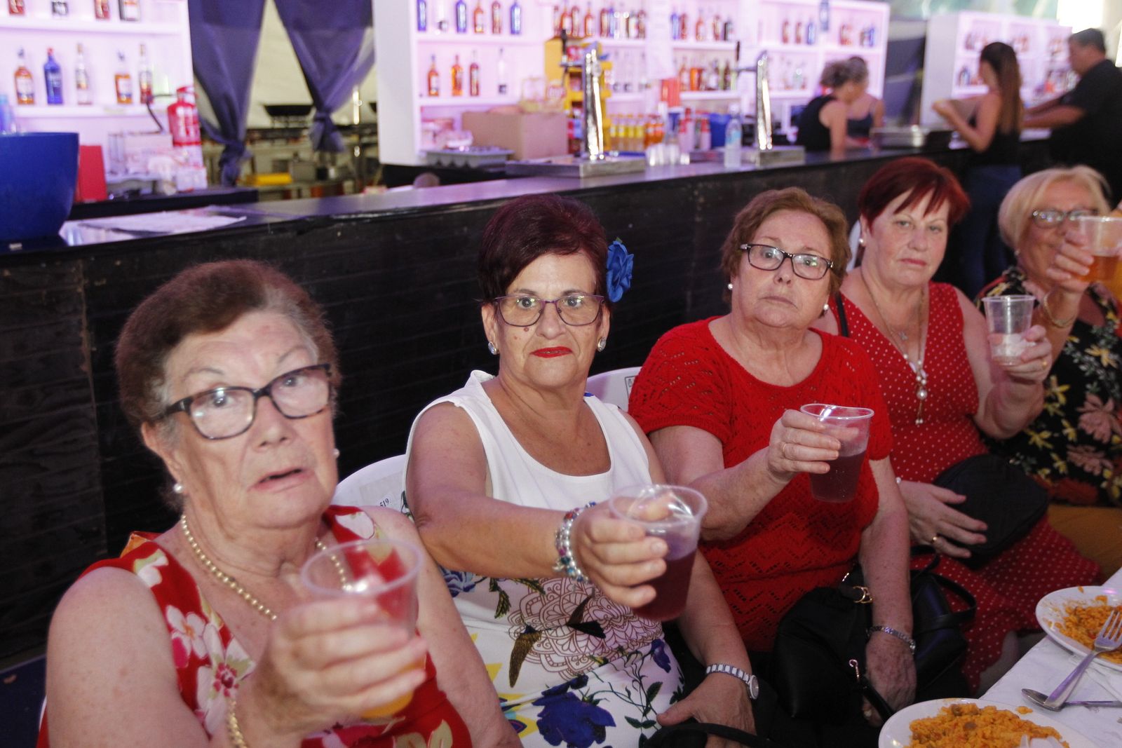 Fotogalería comida homenaje a los mayores. Feria de Almería 2019
