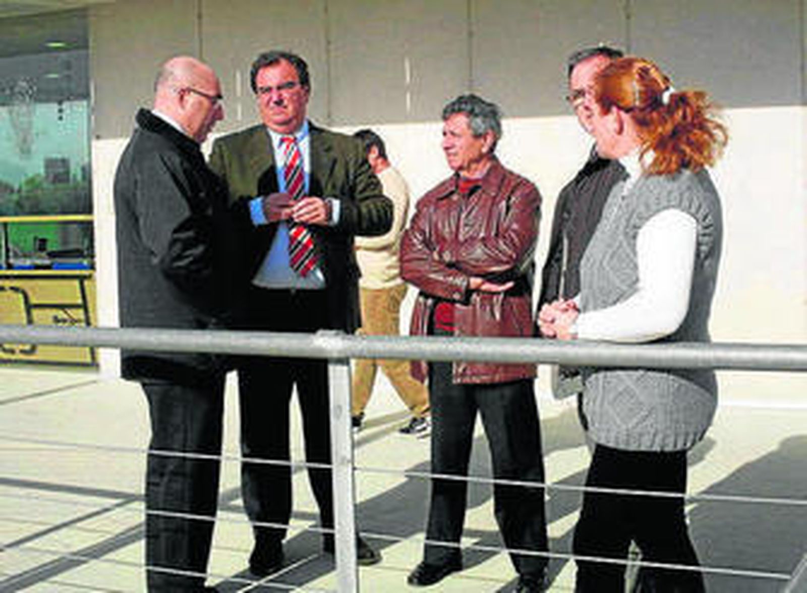 Los administradores concursales del club visitaron ayer El Rosal