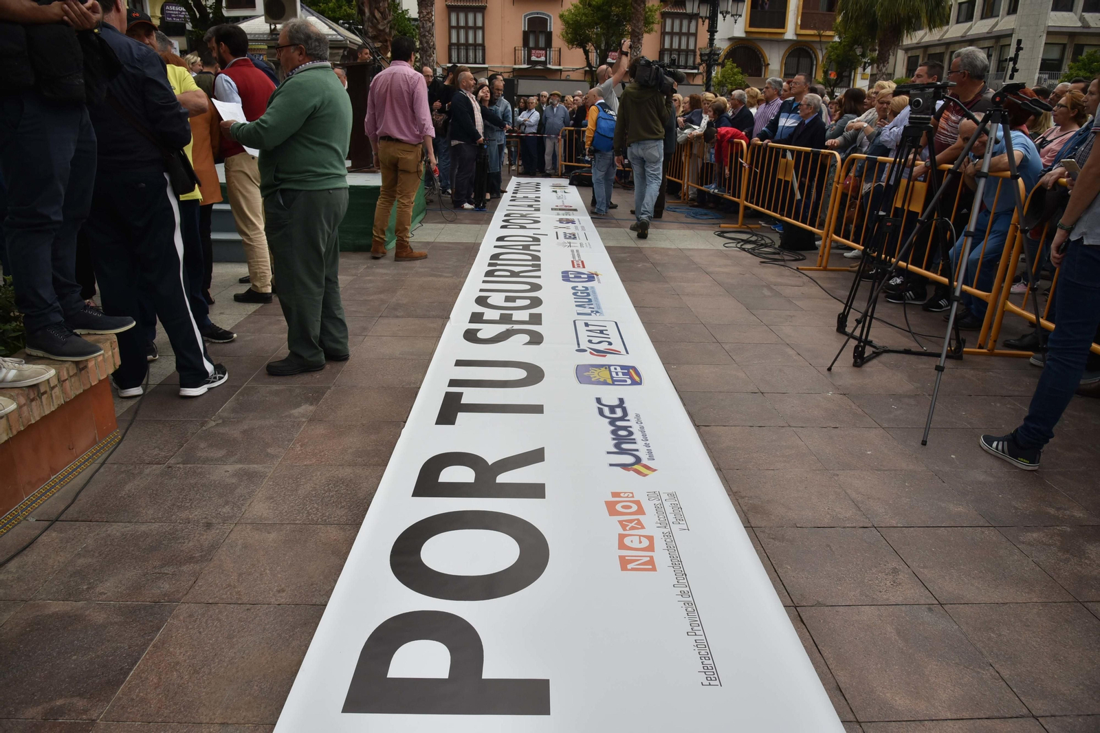 Las imágenes de la manifestación en la Plaza Alta de Algeciras