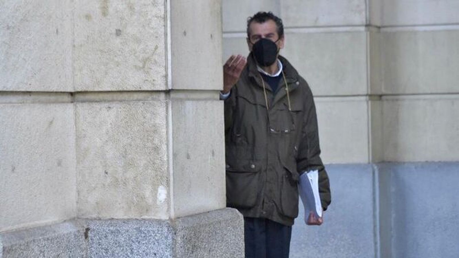El ex mayordomo condenado abandona la Audiencia tras una de las sesiones del juicio