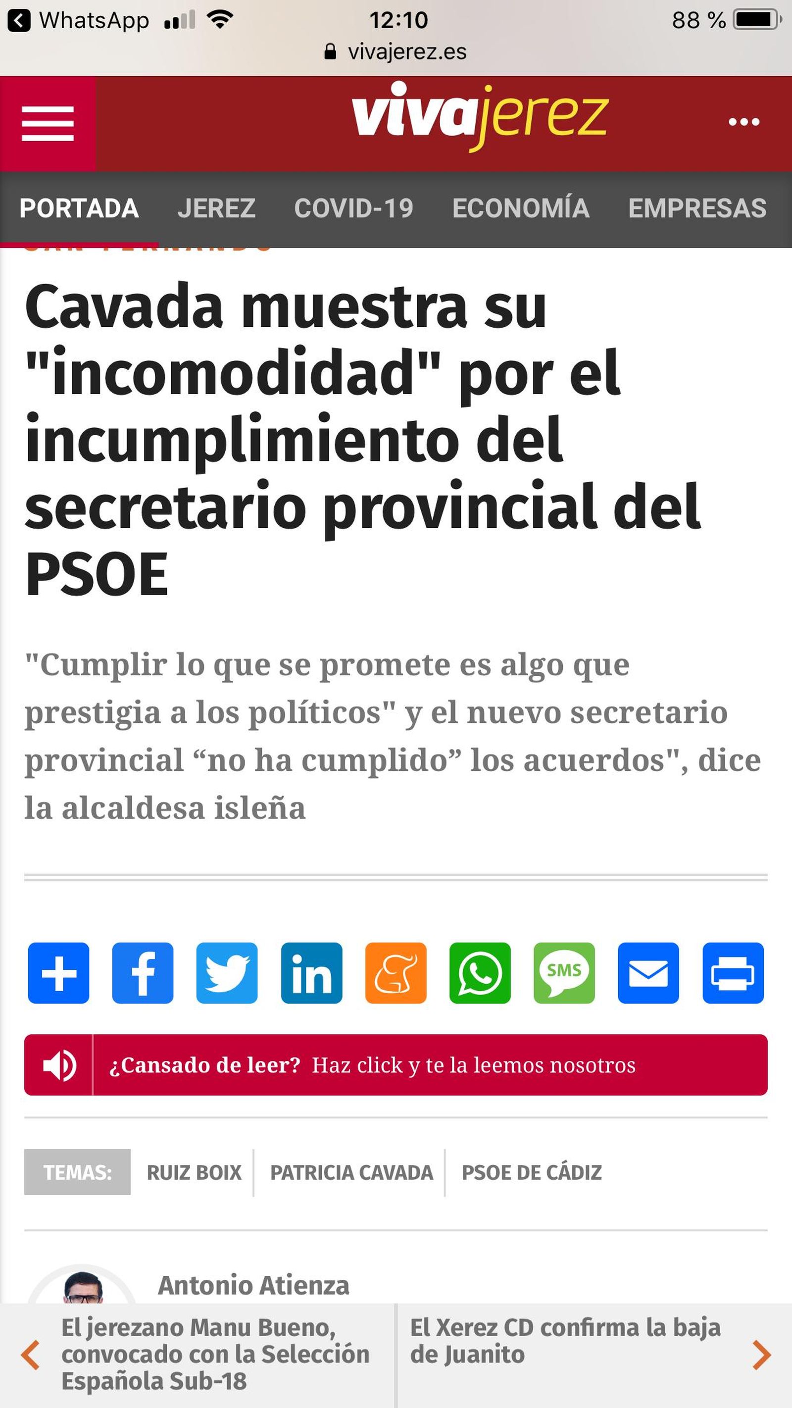 López Gil se quedó sin chiringuito