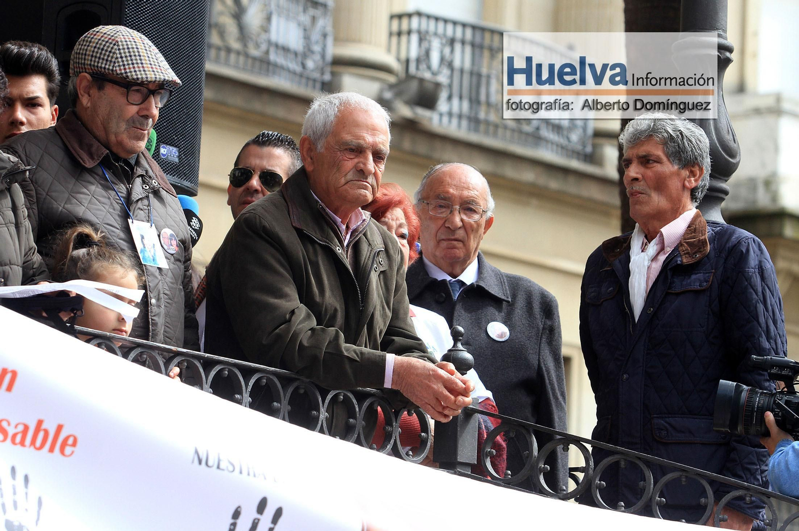 Imágenes de la manifestación contra la derogación de la prisión permanente revisable celebrada en Huelva