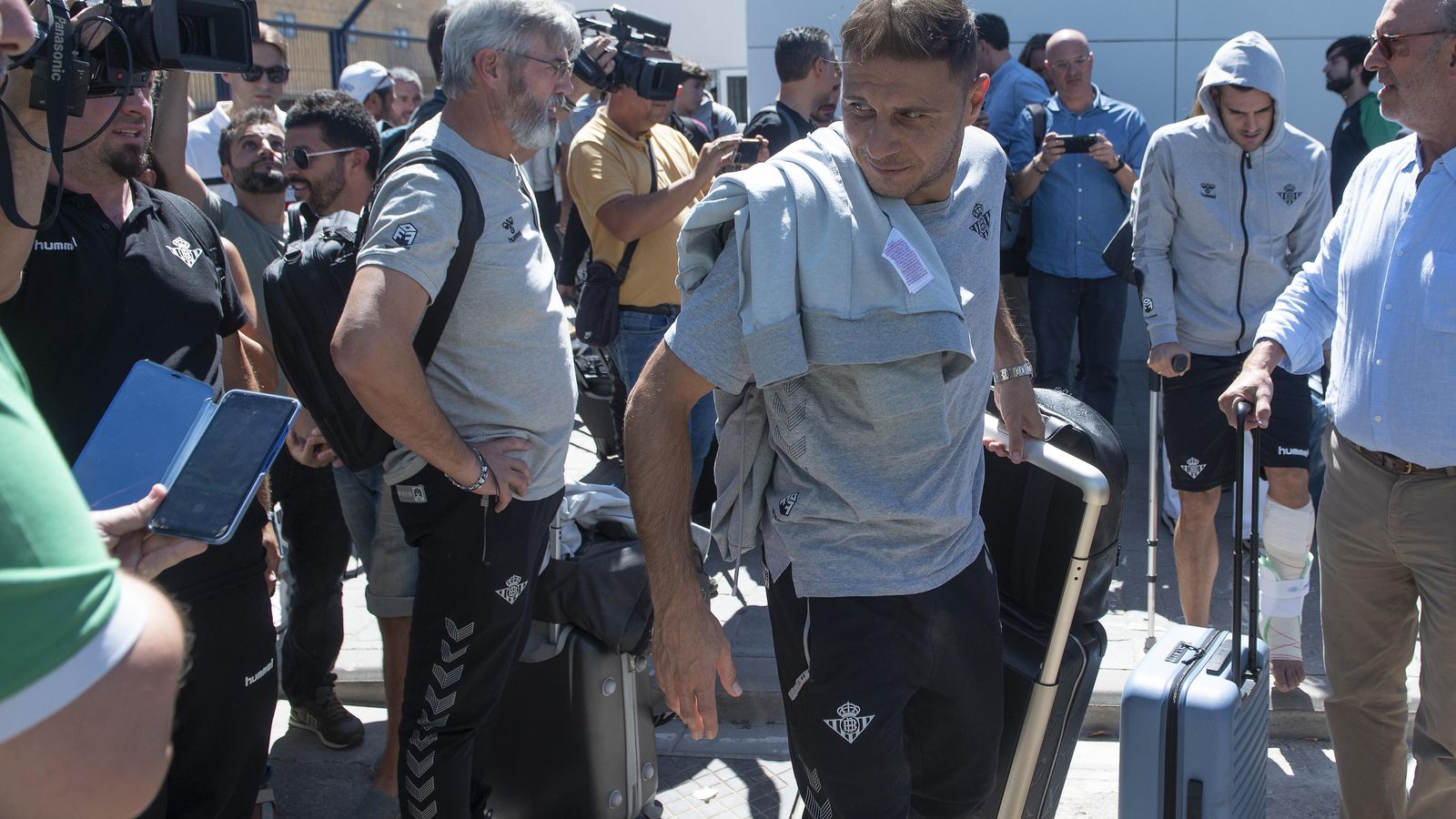 Joaquín, en el aeropuerto de San Pablo.