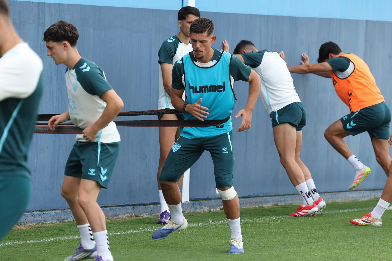 Javi Montero ya trabaja con el Málaga CF en el Anexo de La Rosaleda
