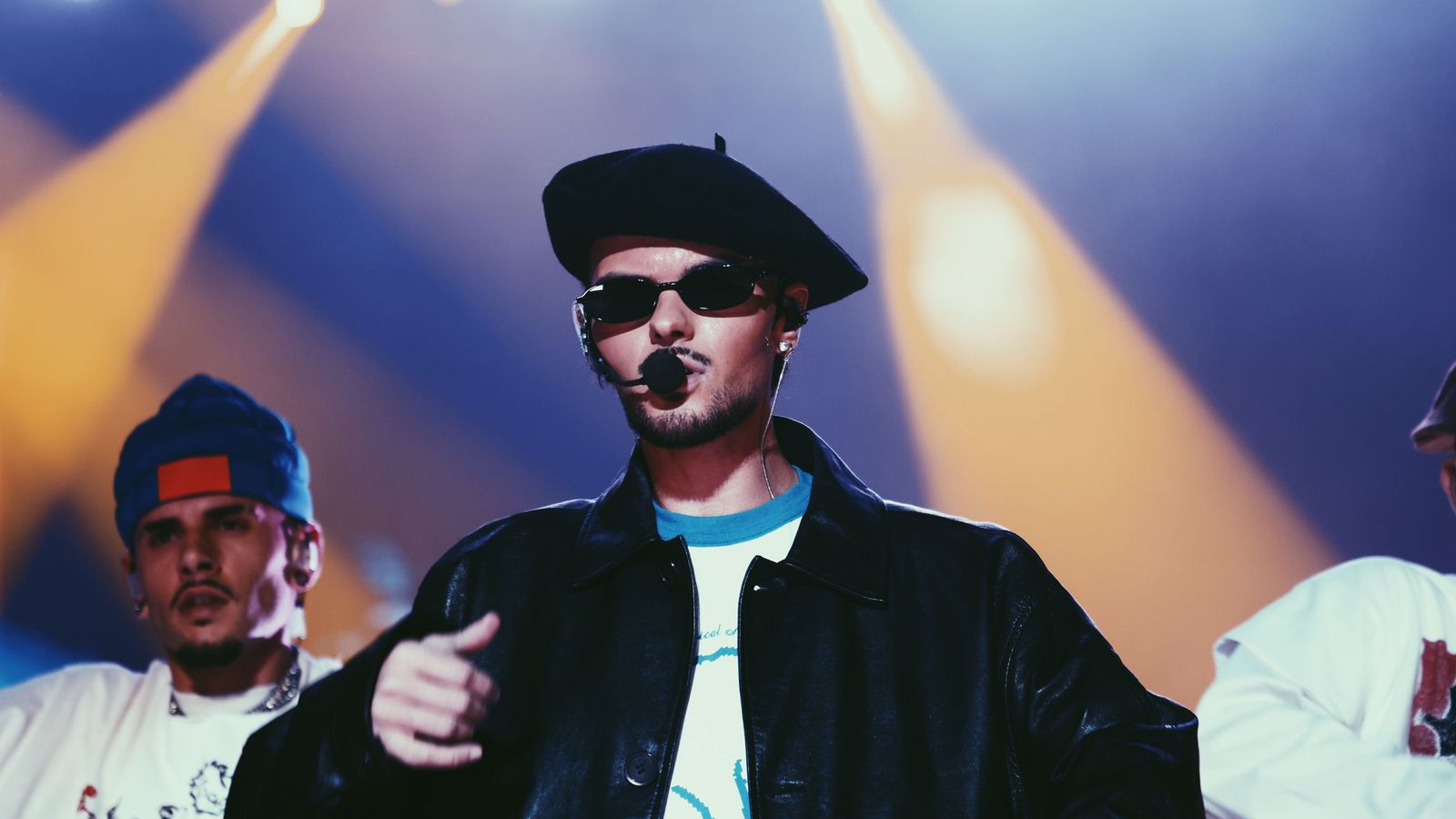 Abraham Mateo, en un momento del concierto.