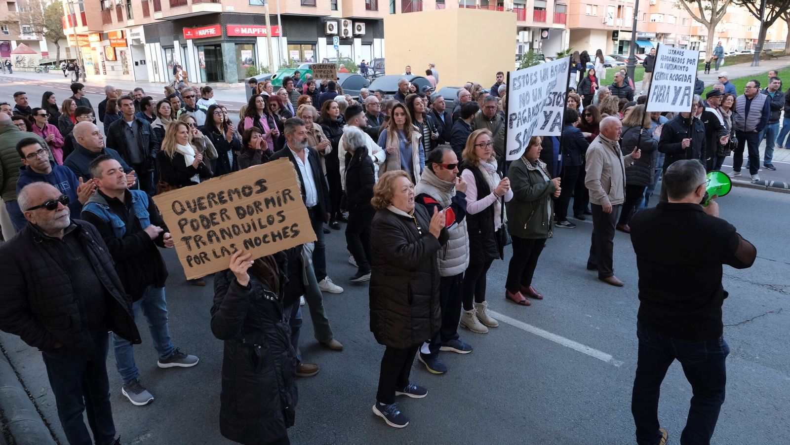 Protesta de los vecinos de Nueva Andalucía