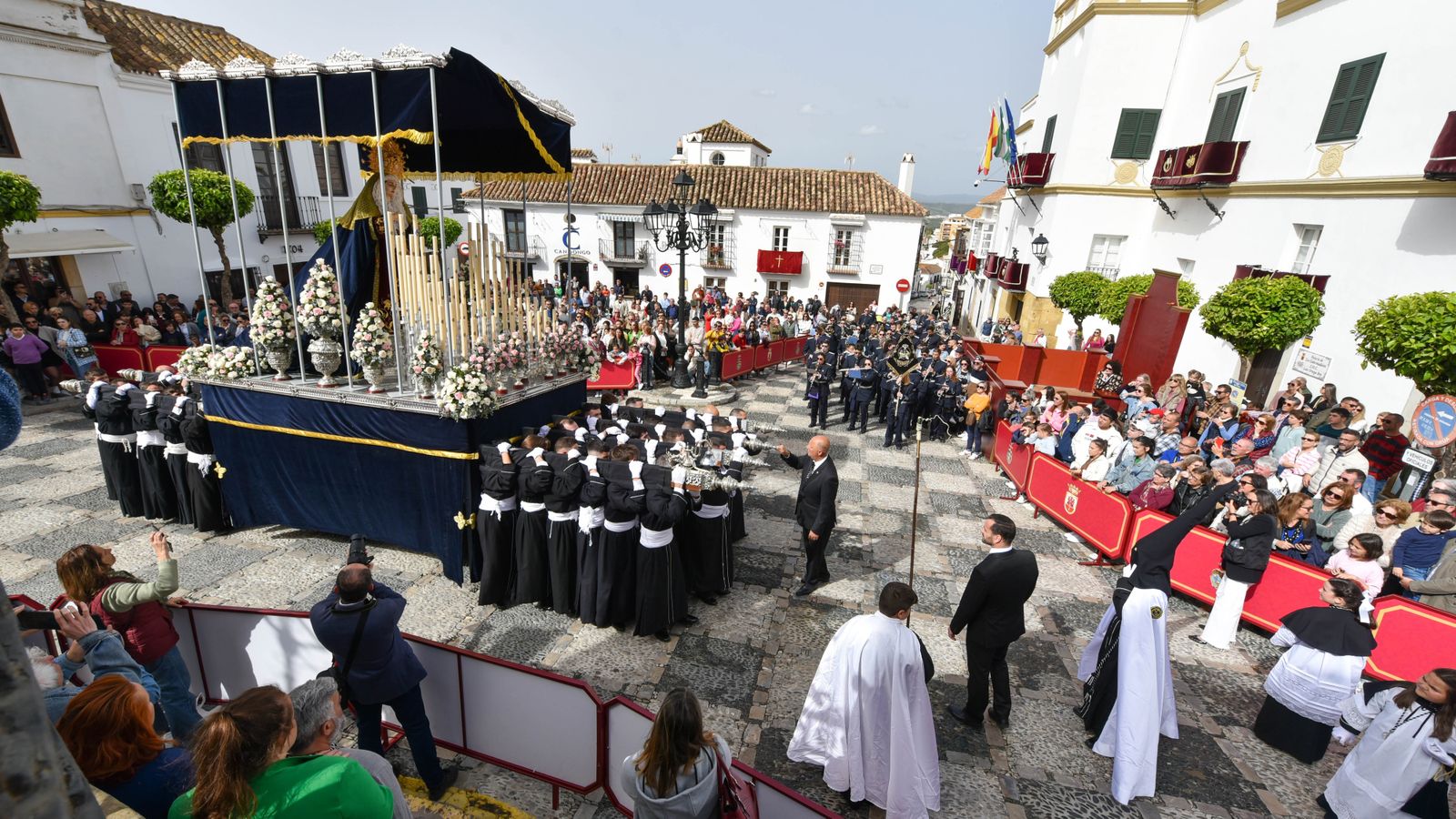 Fotos del Jueves Santo en San Roque: La Buena Muerte y Amargura