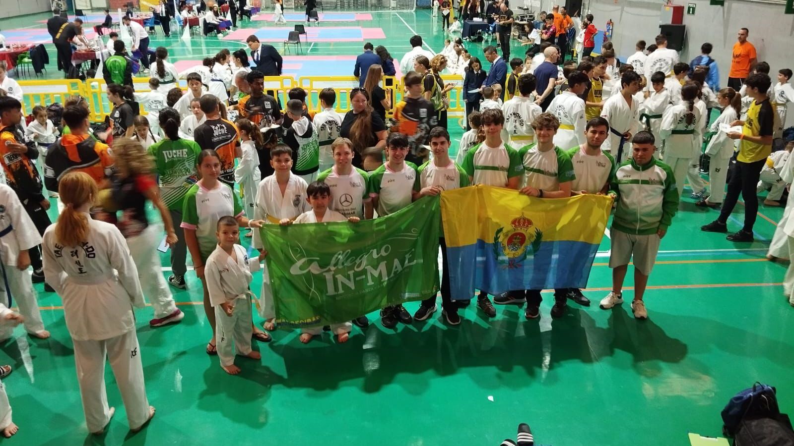 Representantes del  Club Allegro In-Mae de Algeciras