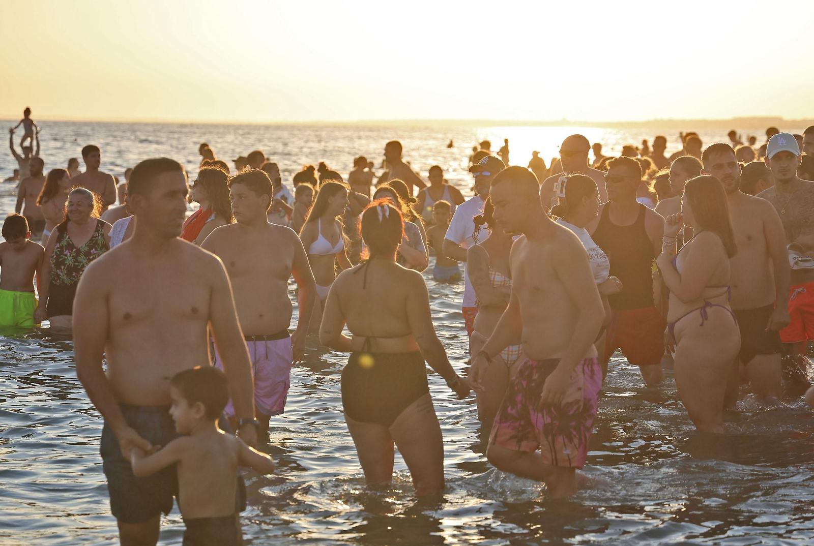 El mágico ocaso en las playas de Punta Umbría