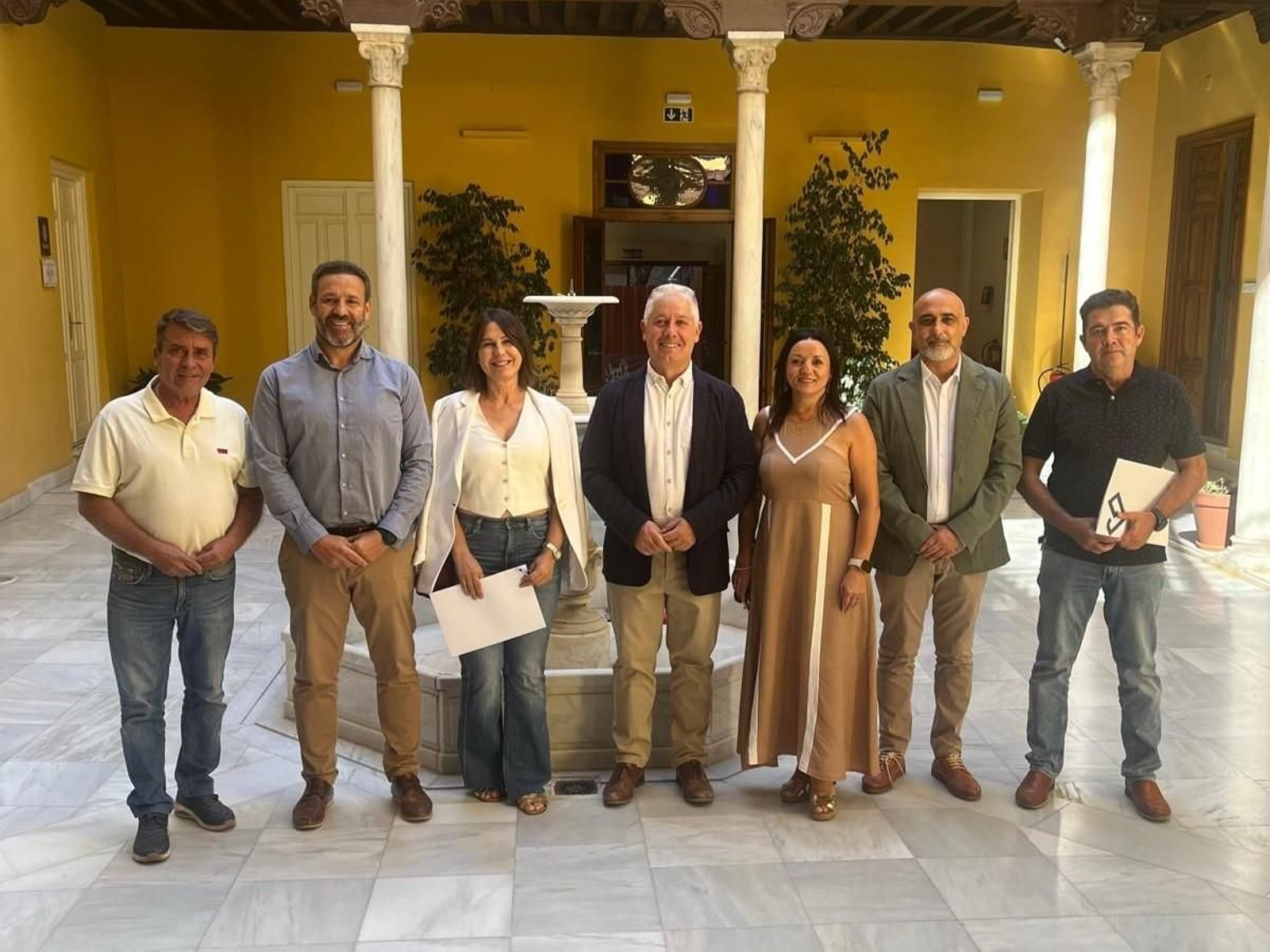 La representación del PSOE en el Consejo de Alcaldes de la Diputación