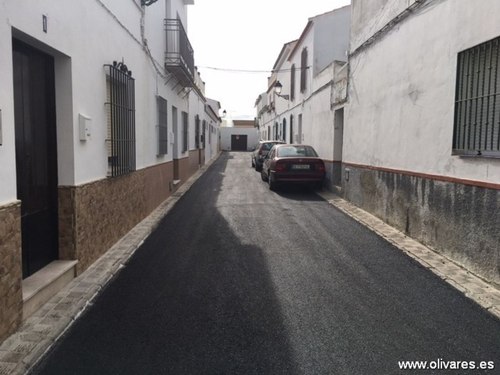 Una de las calles que se han arreglado gracias al Plan Supera.