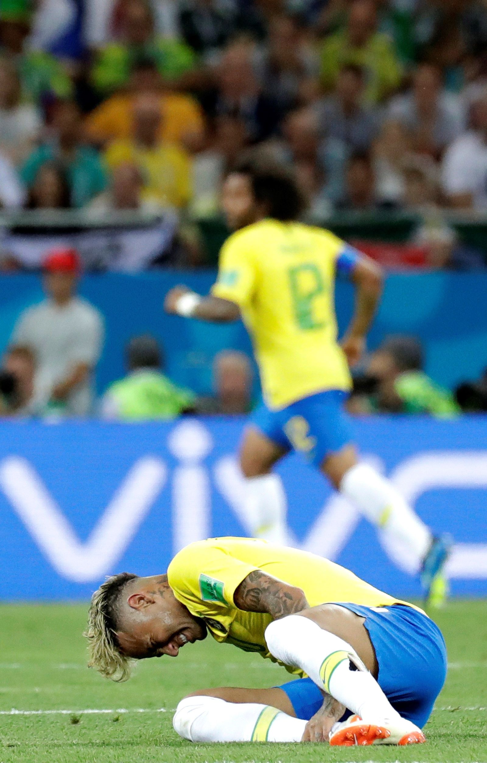 Las imágenes del Brasil-Suiza