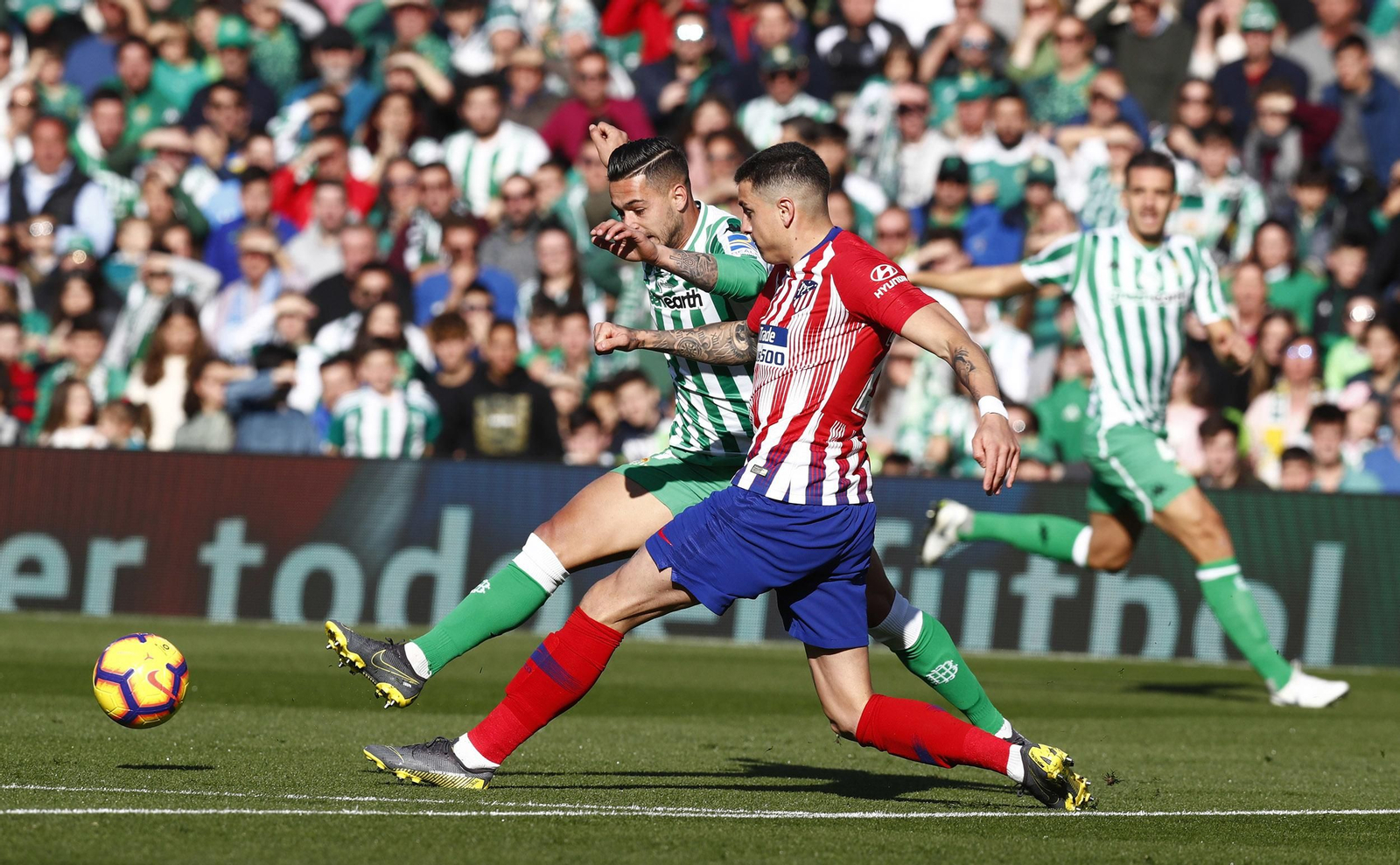 El Betis-Atlético de Madrid, en imágenes