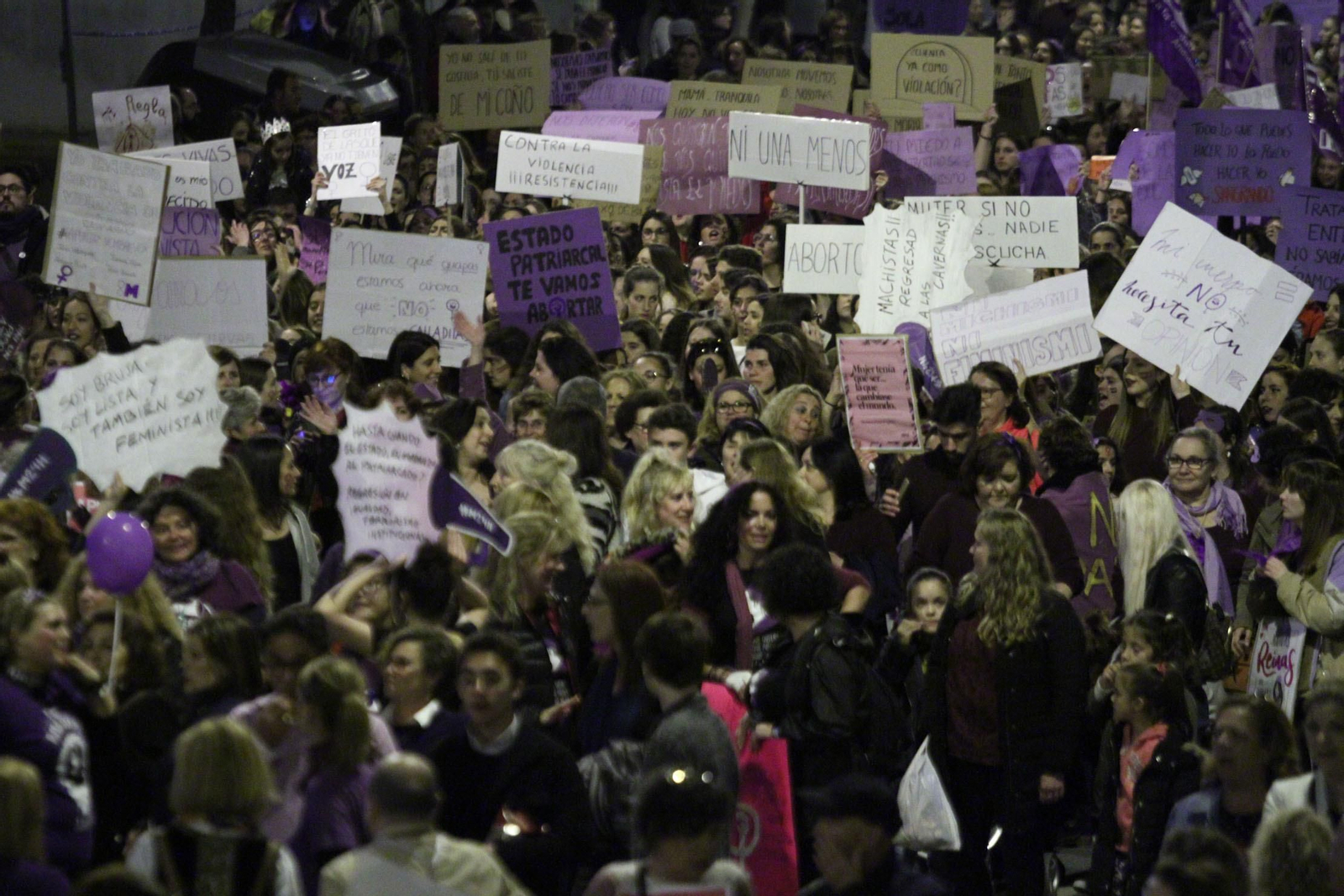 Imágenes de la Manifestación del día Internacional de la Mujer