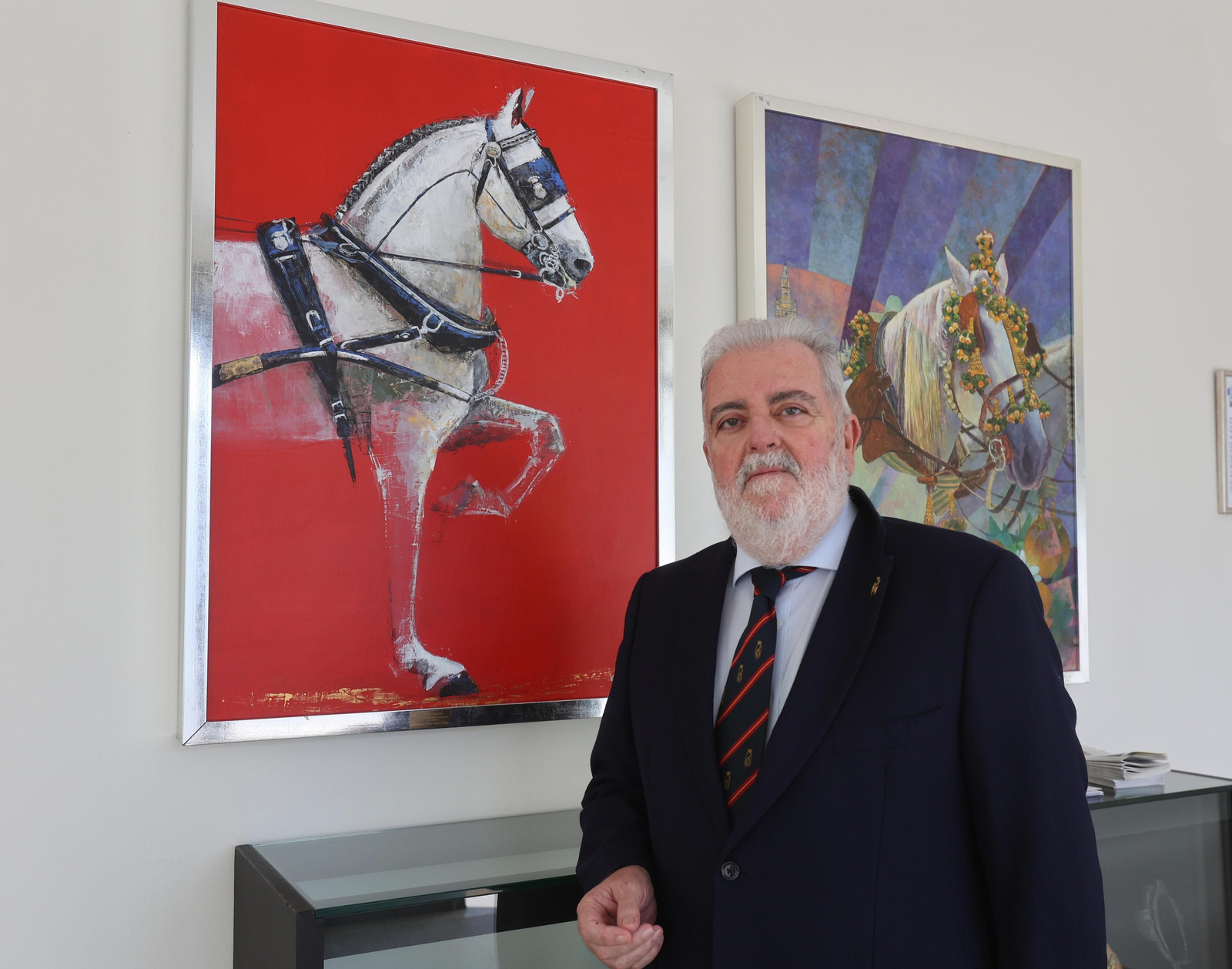 Jesús Contreras, presidente del Real Club de Enganches de Andalucía.