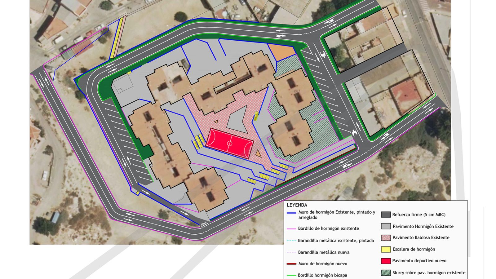 Proyecto de actuación en las 80 Viviendas de Vera.