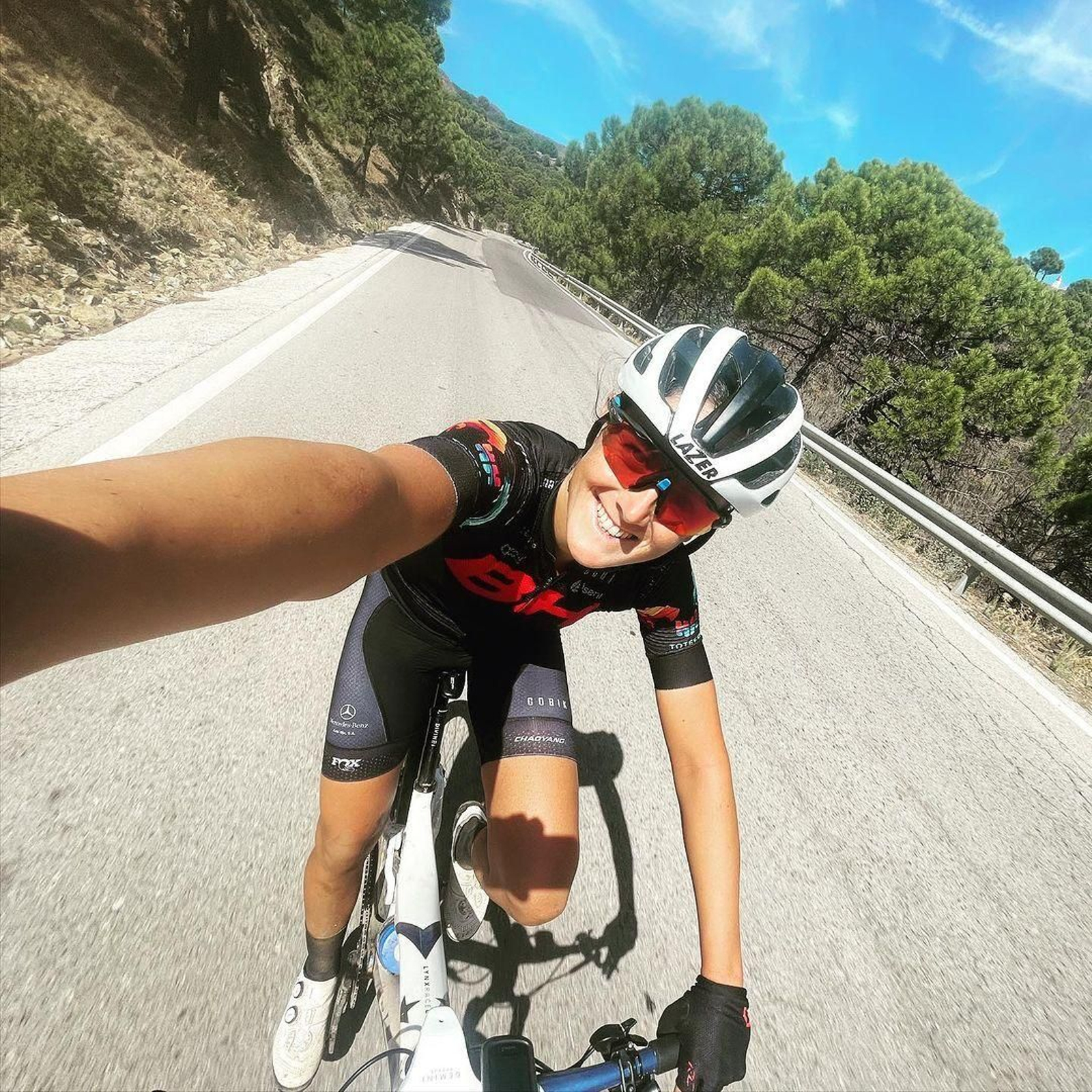 Natalia Fischer, en un entrenamiento.