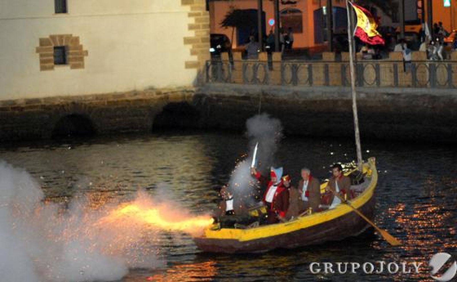 Recreación de la batalla del Portazgo.

Foto: Rioja