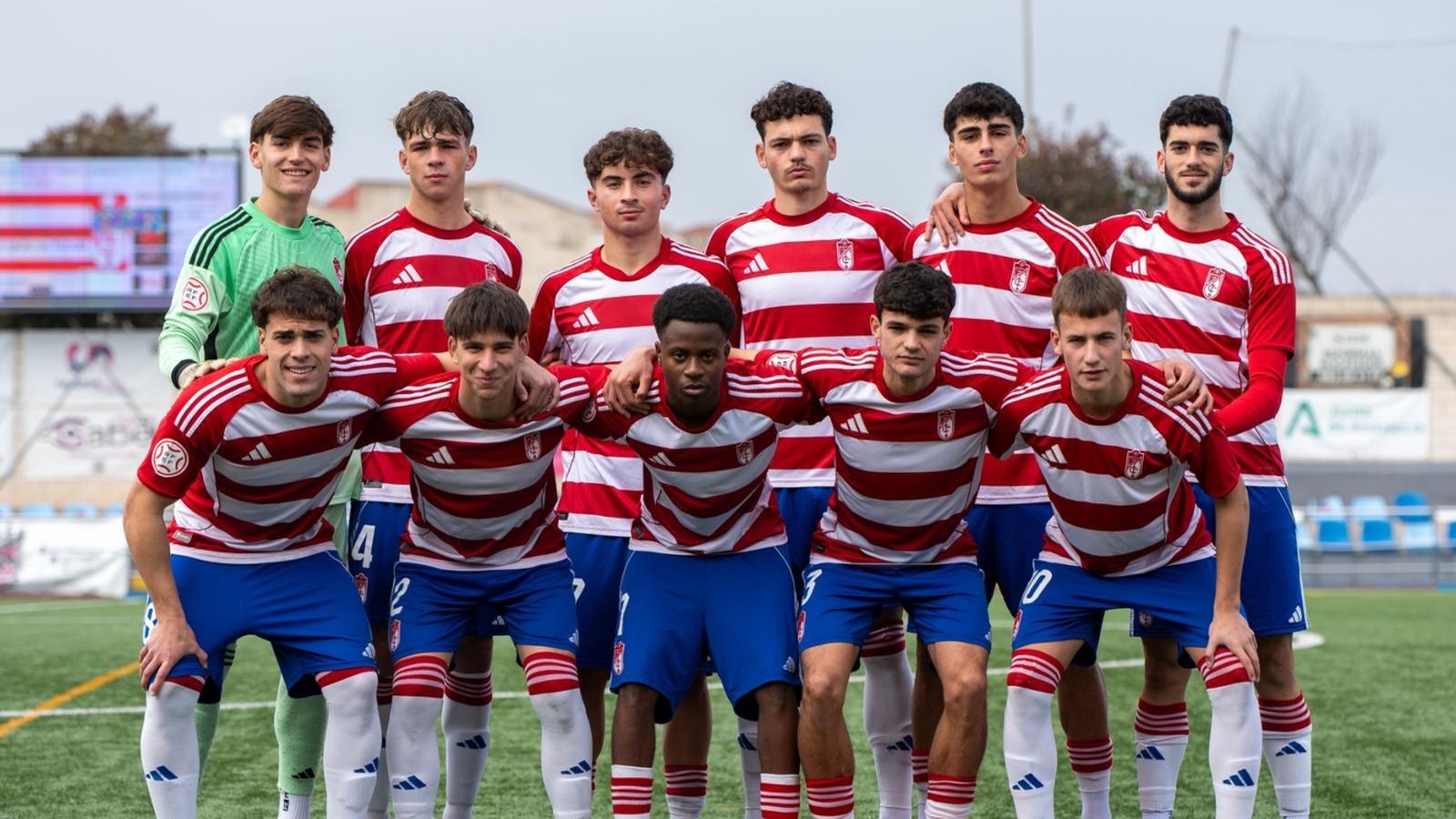 Once del equipo granadino para la disputa del choque contra La Cañada Atlético.
