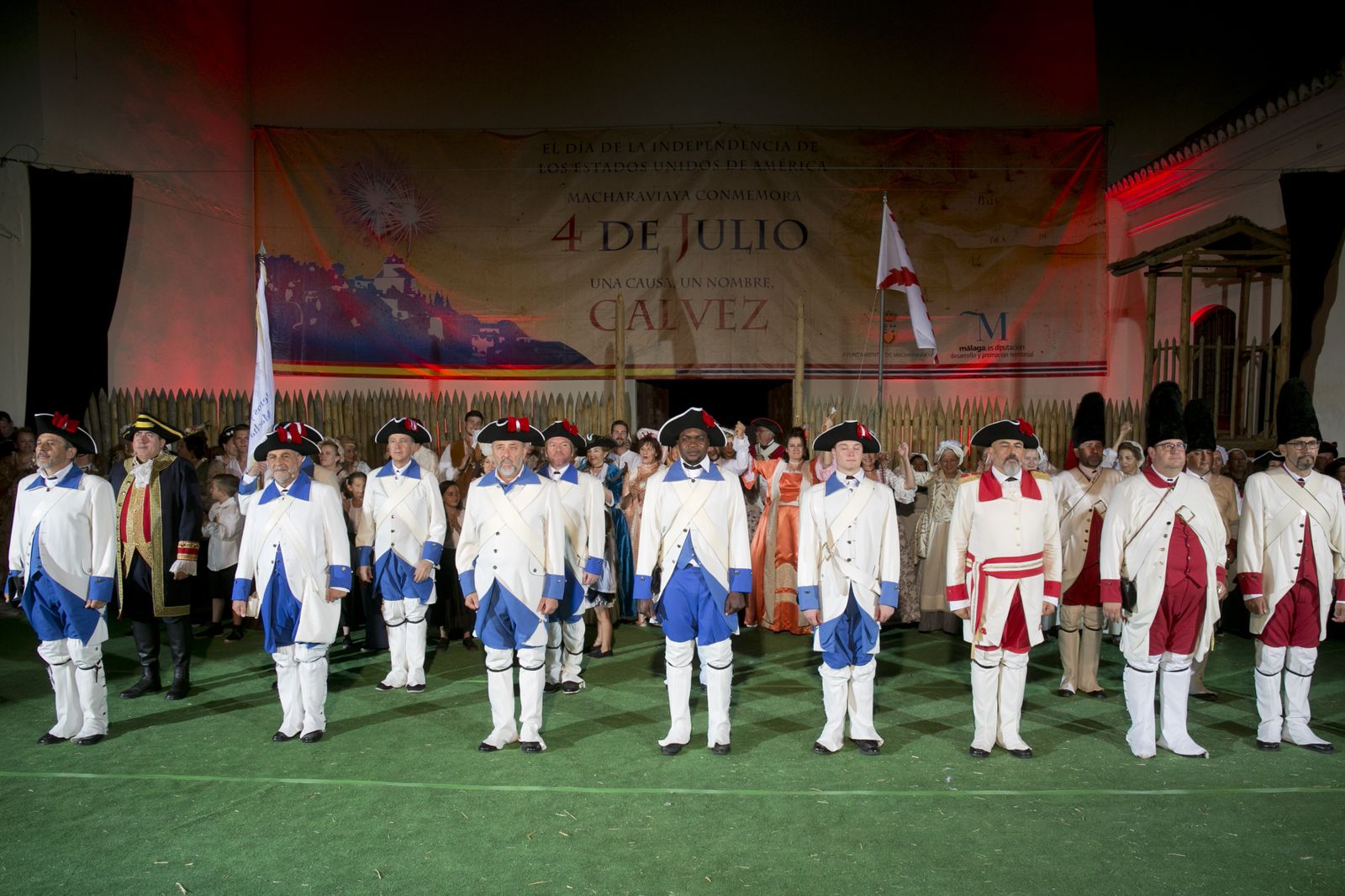Las fotos de la Fiesta del 4 de julio y el homenaje a Bernardo de Gálvez en Macharaviaya