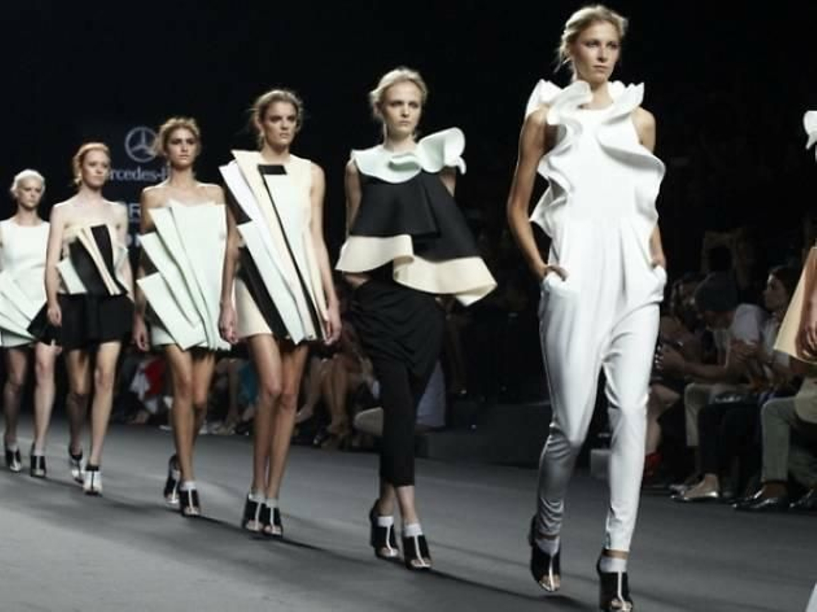 Desfile de una pasada edición de la 'Fashion Week' madrileña.
