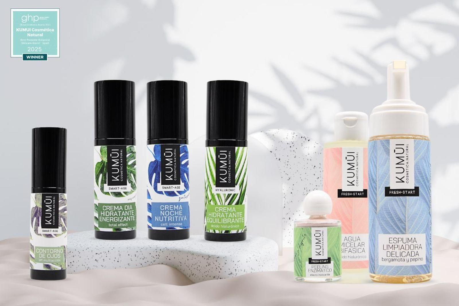 Los productos de cosmética de Kumui en Málaga.
