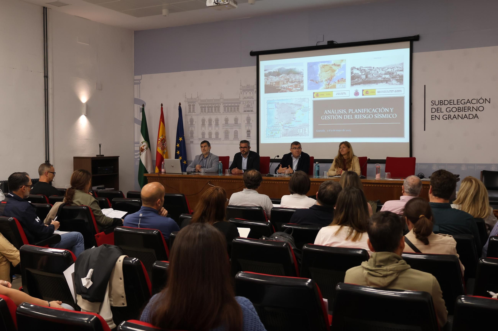 Curso de gestión de riesgo sísmico en Granada