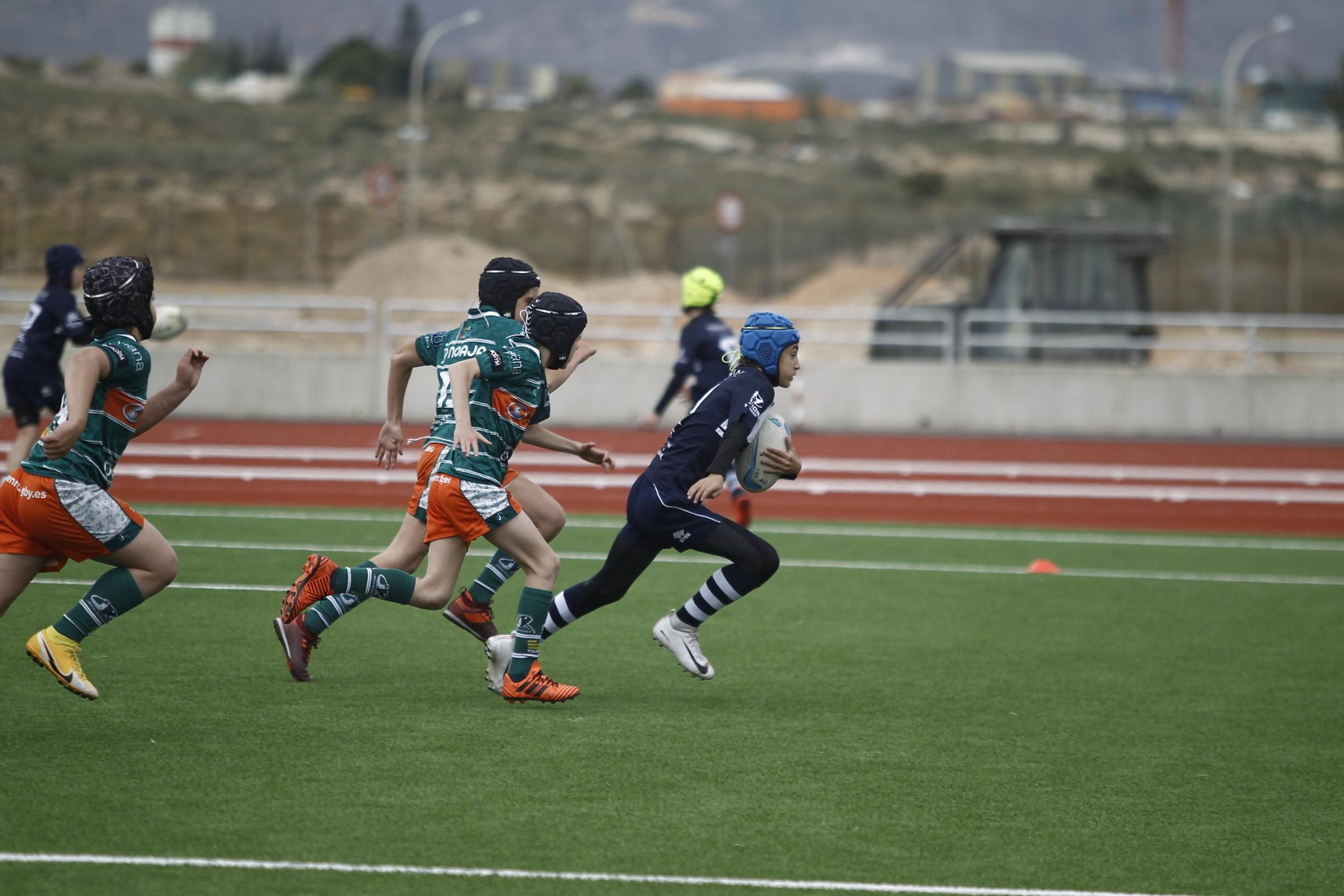 Fotogalería rugby sub-12 andaluz en la Base de La Legión. Viator (Almería)