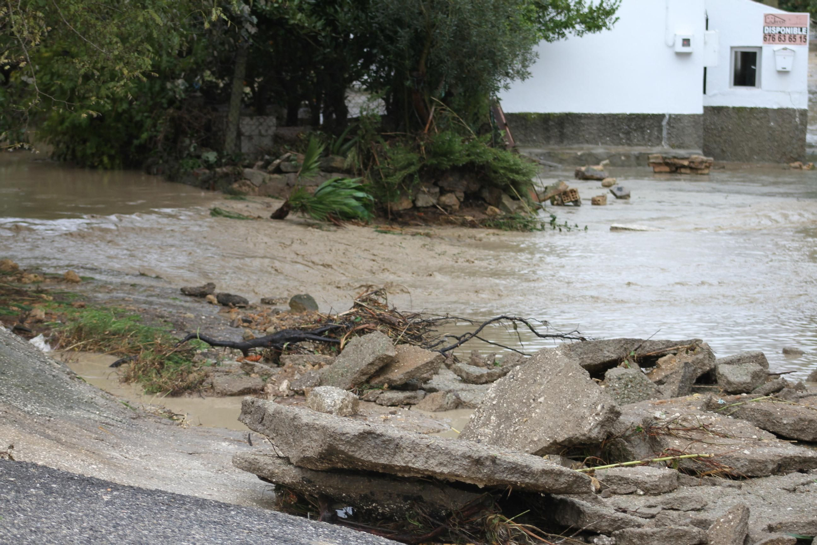 Imágenes del temporal en la provincia de Cádiz