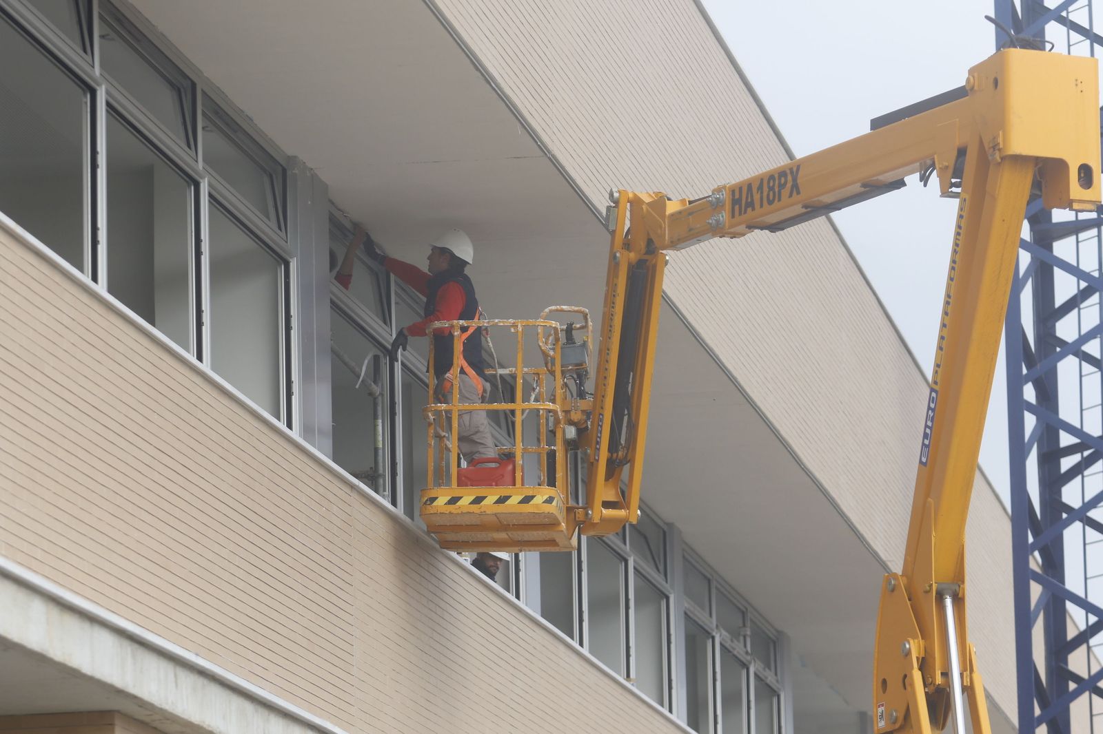 Obras en un colegio de Córdoba.