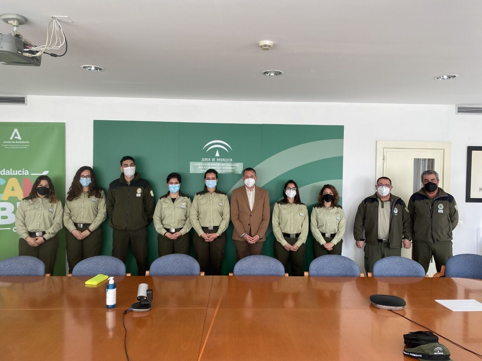 Borrallo dio la bienvenida a los nuevos agentes de Medio Ambiente.