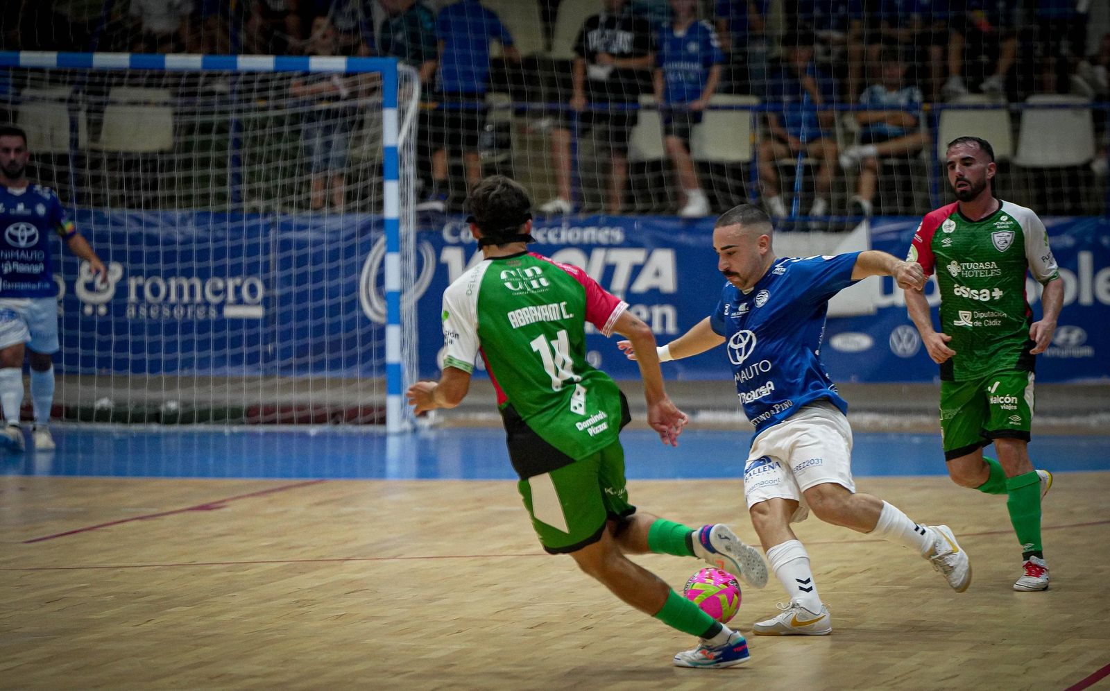 Imágenes del partido de futbolsala entre el Xerez Toyota - Cádiz Virgili