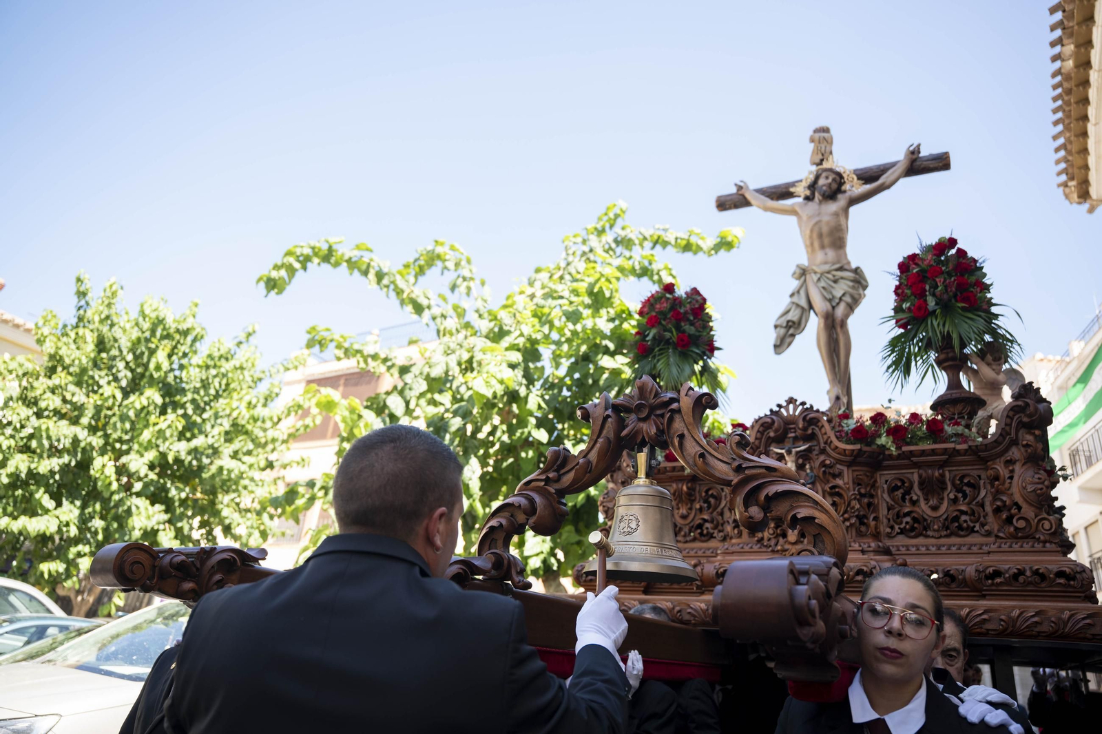 Eucaristía y procesión de Exaltación de la Cruz en la localidad de Vélez-Rubio
