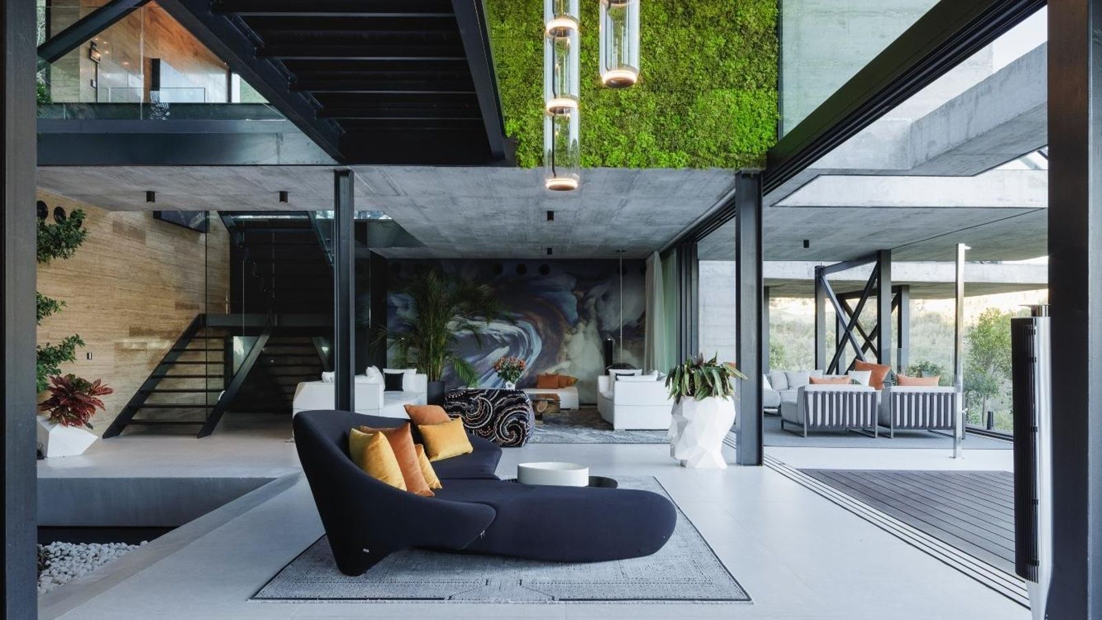 Otra zona interior de la Villa Waterfall.